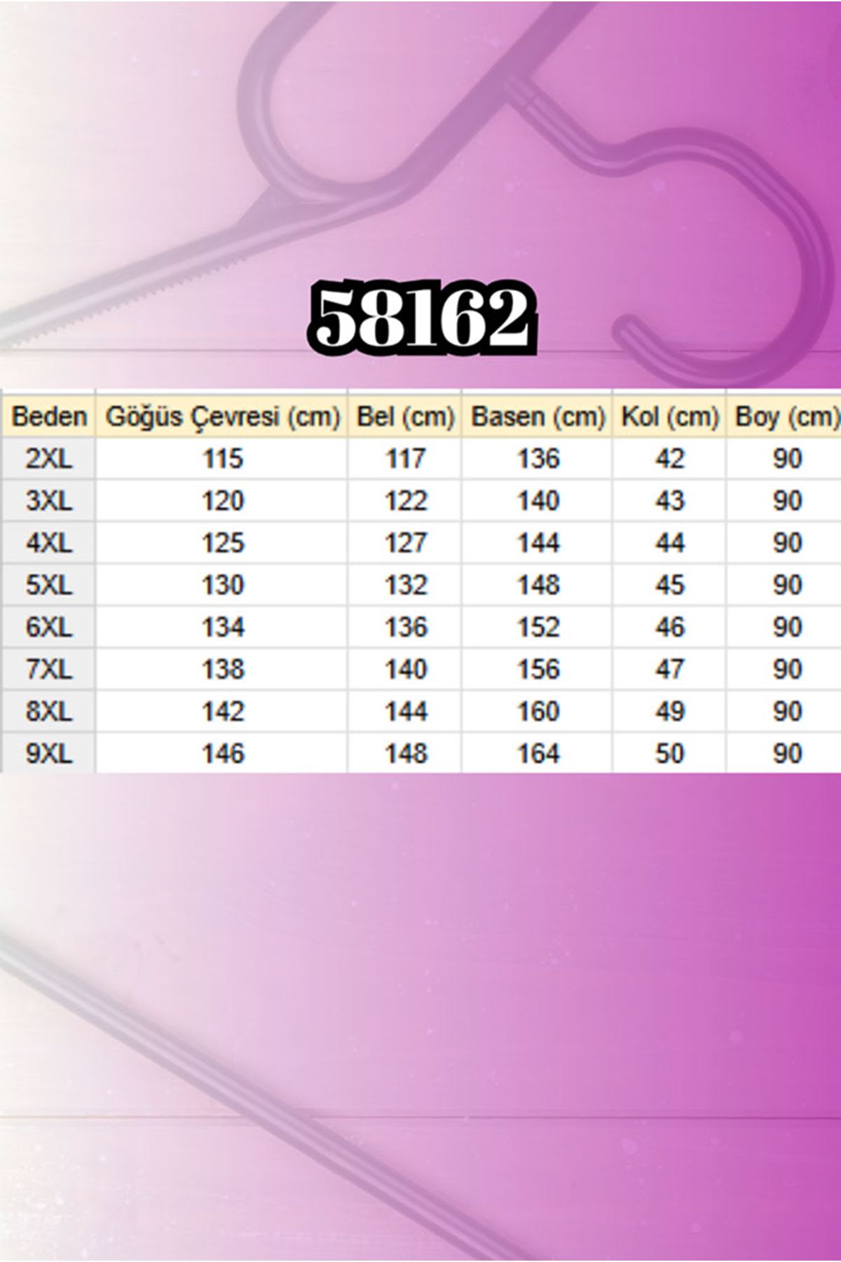 26K58162 - VİZON -  Büyük Beden Garnili Modal Tunik