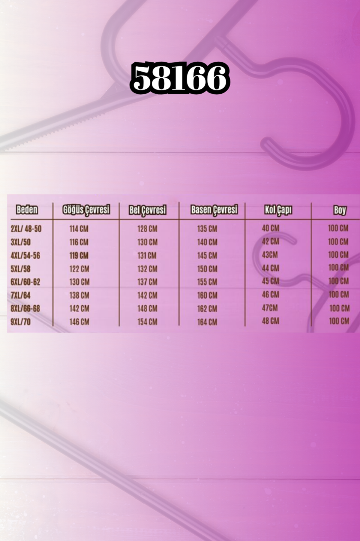 58166 Büyük Beden Makas Mir Tunik - Taba