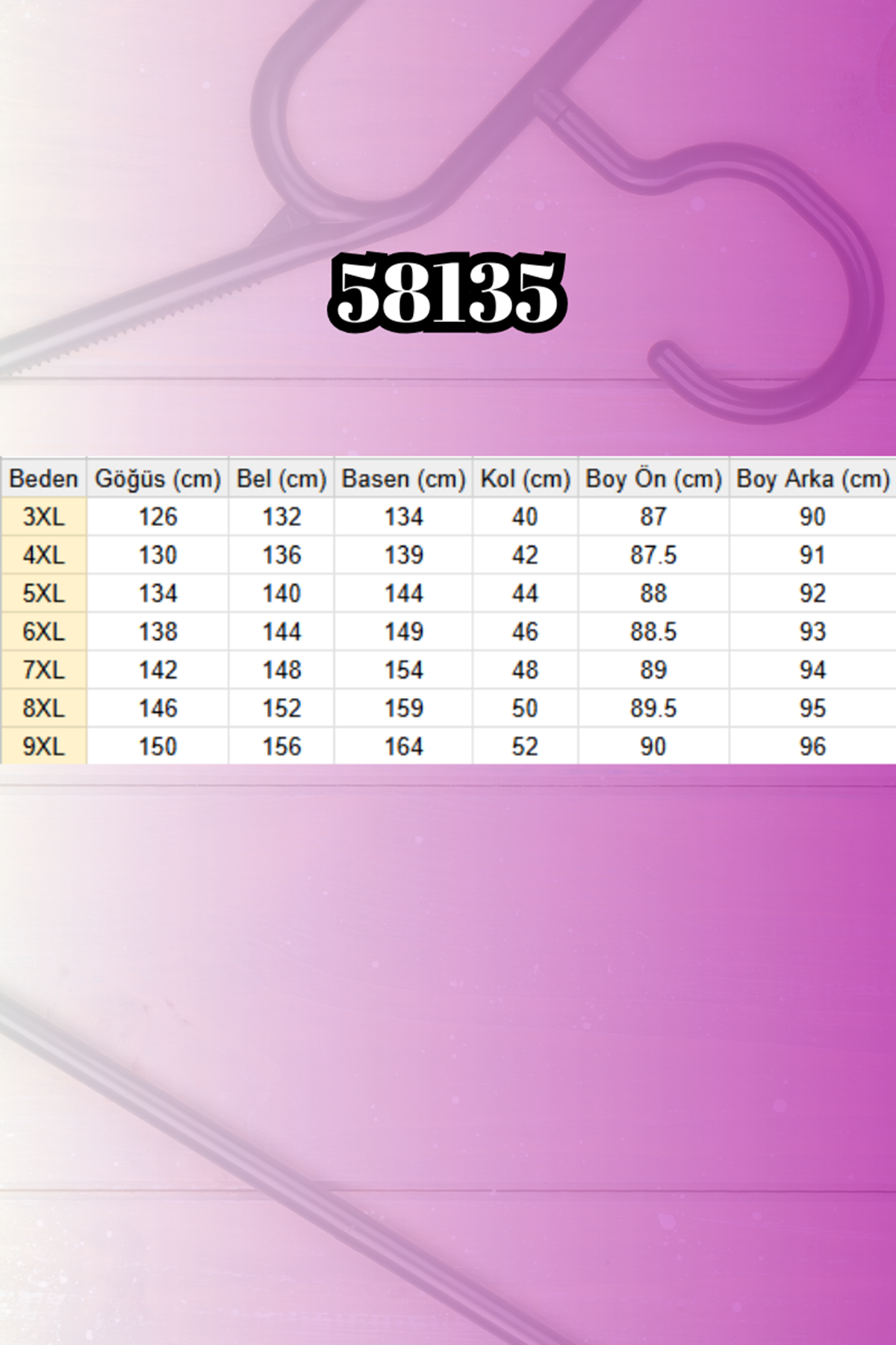 58135 Büyük Beden Kapşonlu Yarım Petlı Modal Tunik - Antrasit