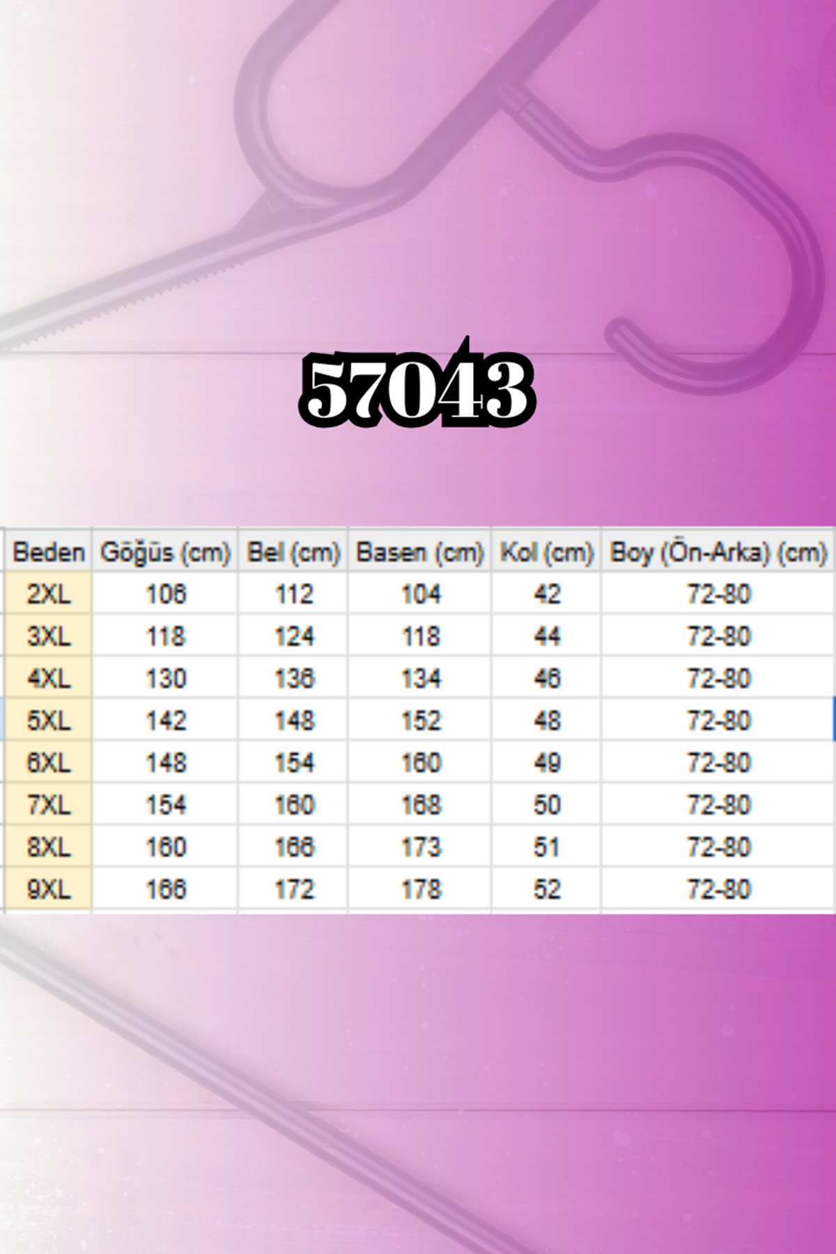 57043 Büyük Beden Yanı Yırtmaçlı Modal Pantolonlu Takım - Kahve