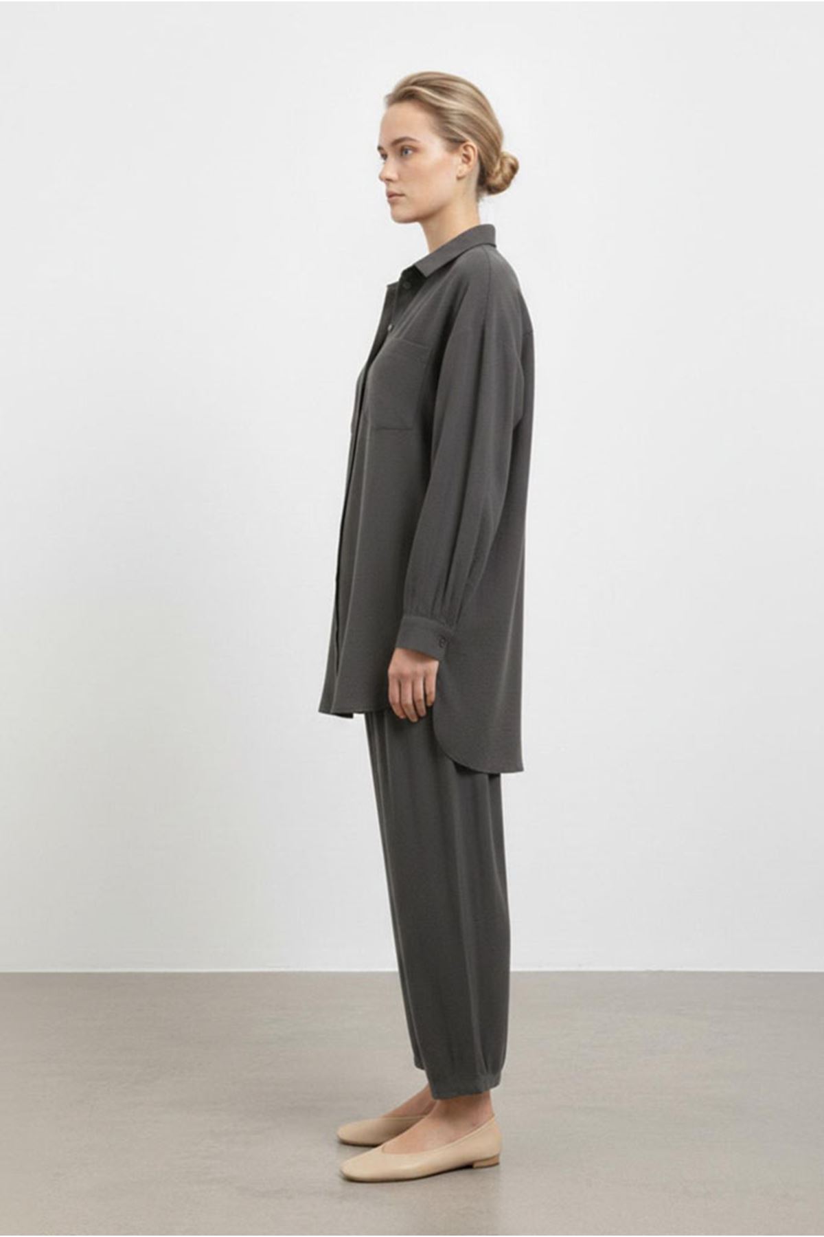 26Y7584 - ANTRASİT - BASİC TENSEL TAKIM