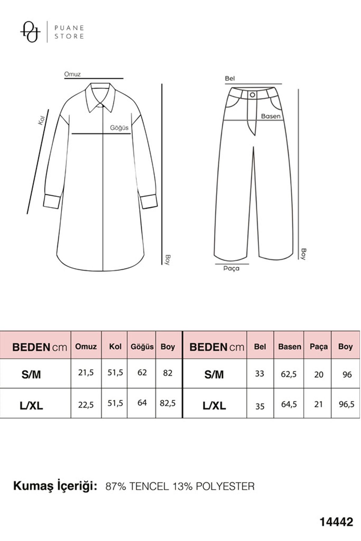 26Y7584 - KAHVE  - BASİC TENSEL TAKIM 
