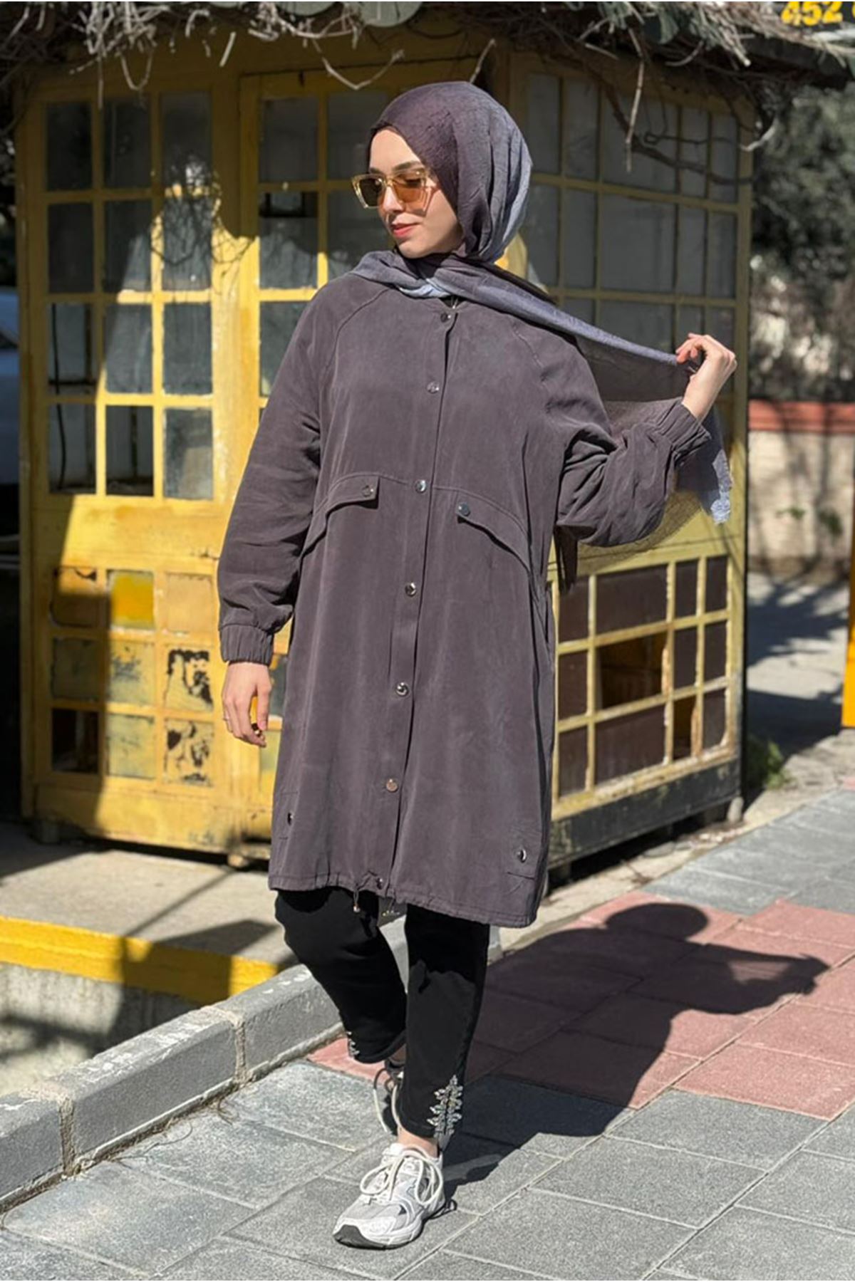 26Y7222 - KAHVE - ÇITÇITLI KAP