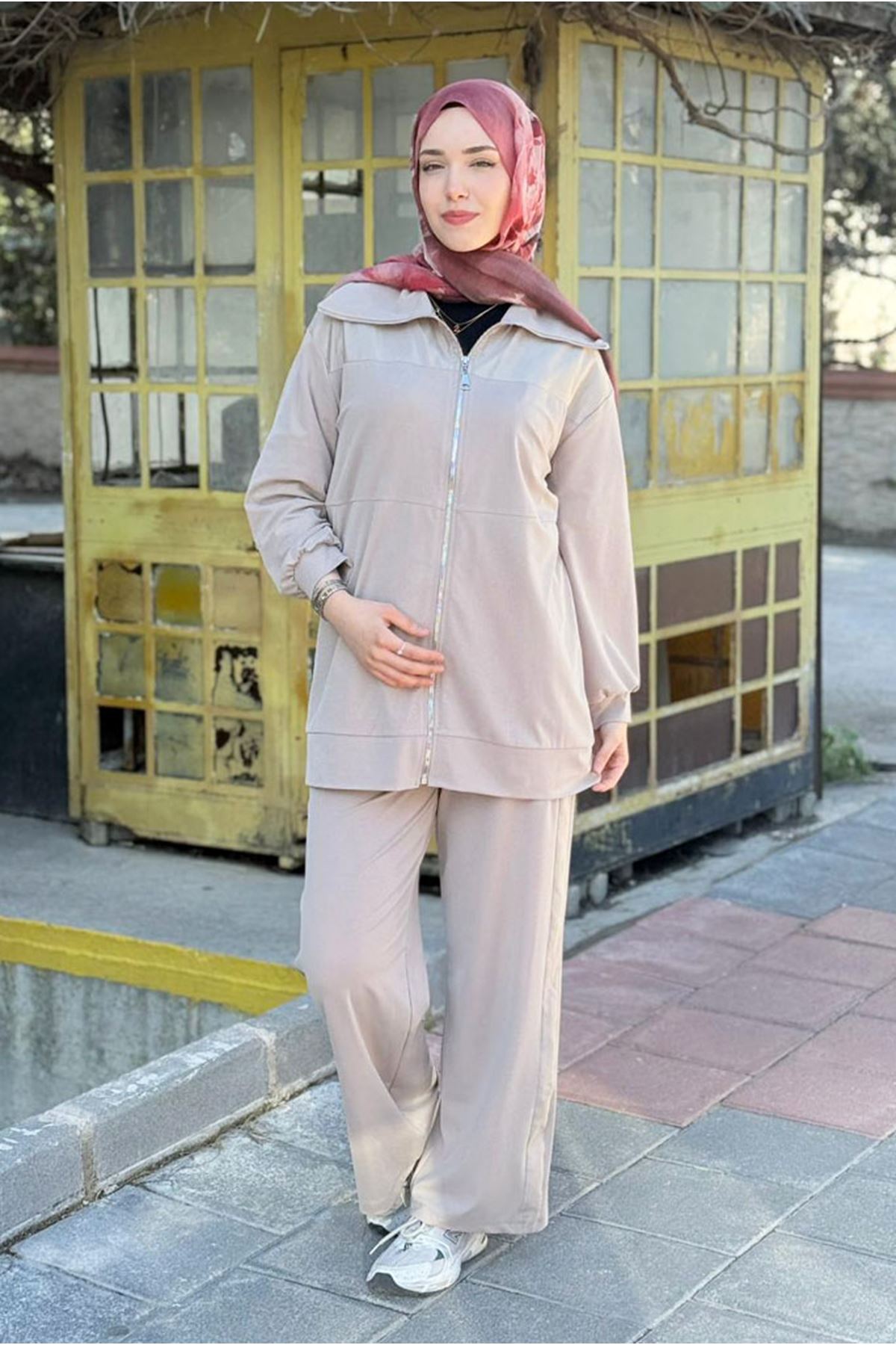 26Y7596 - BEJ -  PARAŞÜT DETAY TAKIM