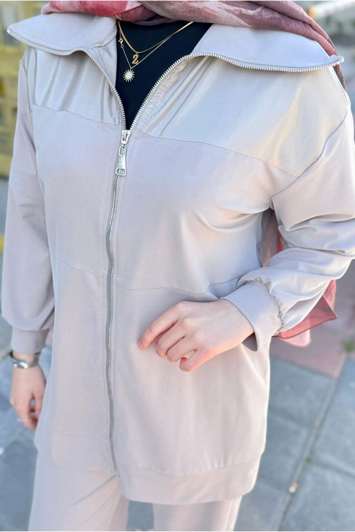 26Y7596 - BEJ -  PARAŞÜT DETAY TAKIM