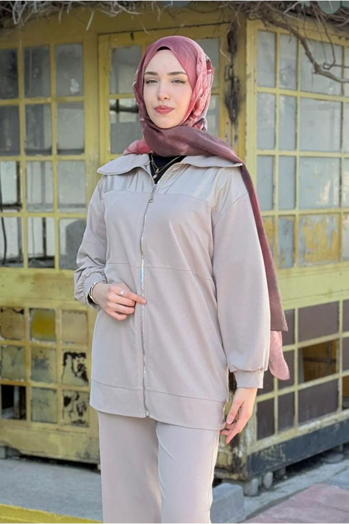 26Y7596 - BEJ -  PARAŞÜT DETAY TAKIM