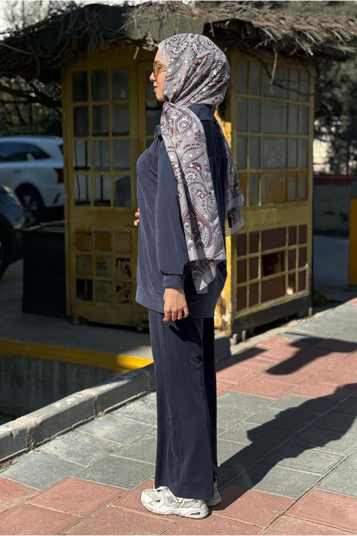 26Y7596 - LACİVERT -  PARAŞÜT DETAY TAKIM 