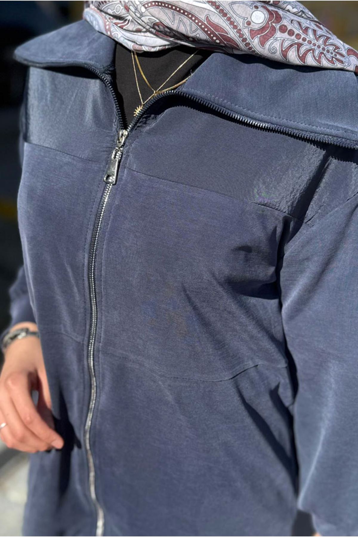 26Y7596 - LACİVERT -  PARAŞÜT DETAY TAKIM 