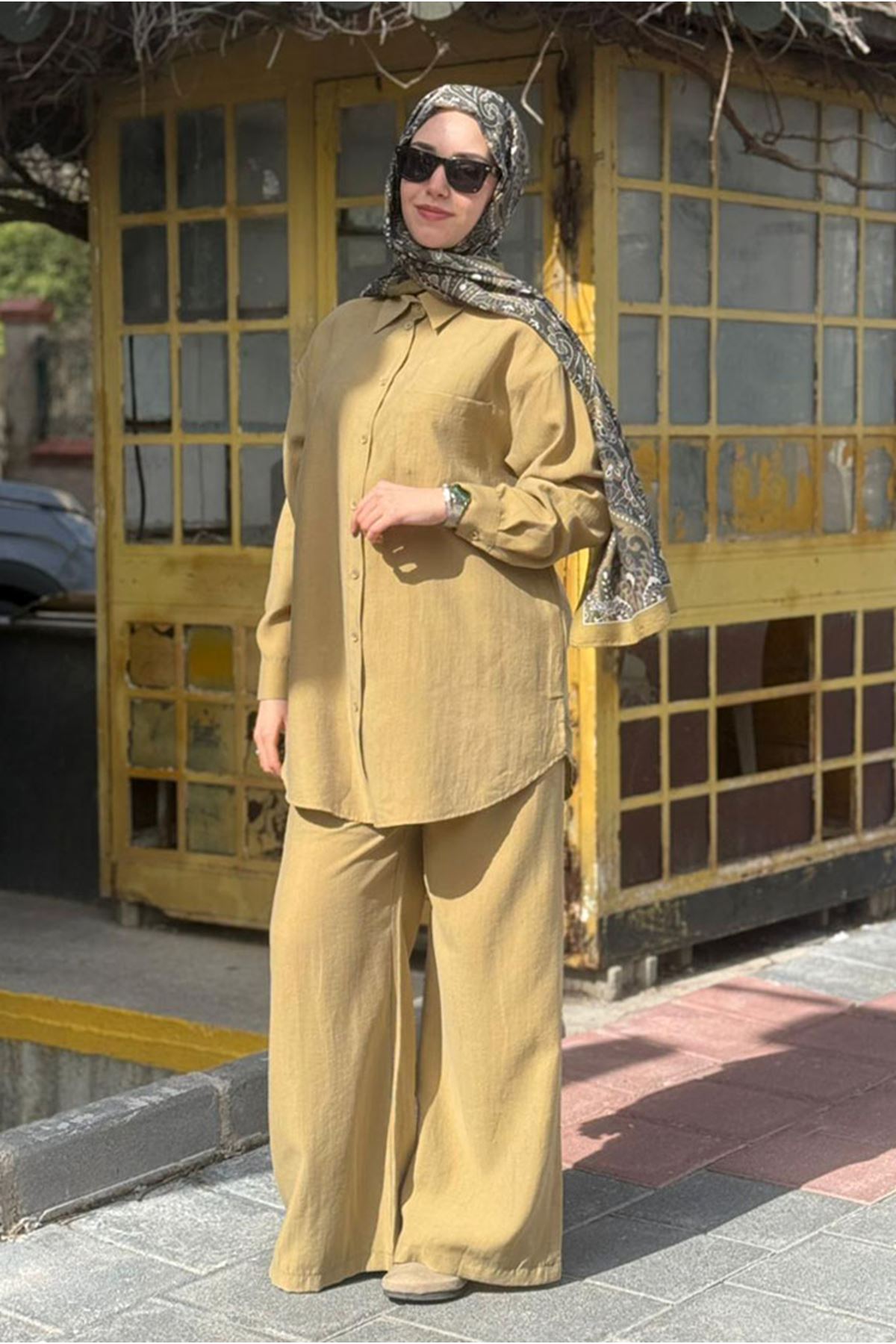 26Y7594 - YAĞ YEŞİLİ -  BOL PAÇA BASİC TAKIM