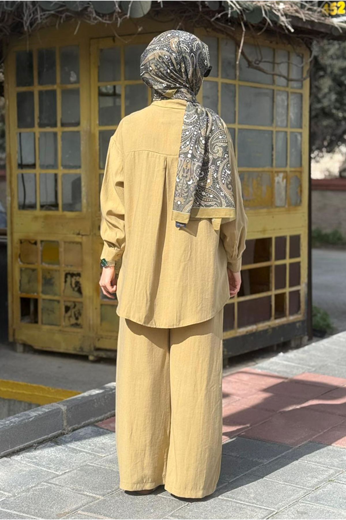 26Y7594 - YAĞ YEŞİLİ -  BOL PAÇA BASİC TAKIM