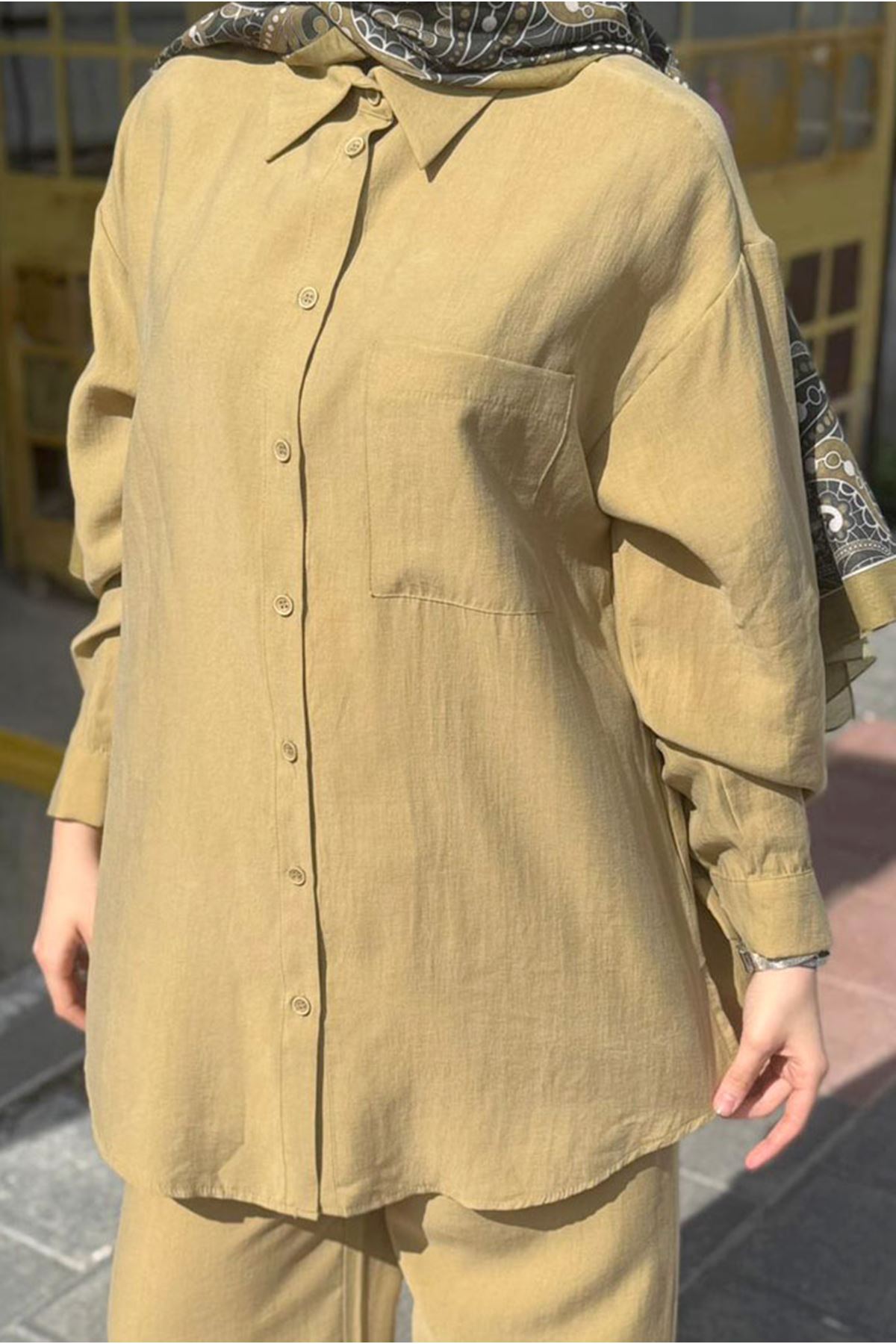 26Y7594 - YAĞ YEŞİLİ -  BOL PAÇA BASİC TAKIM