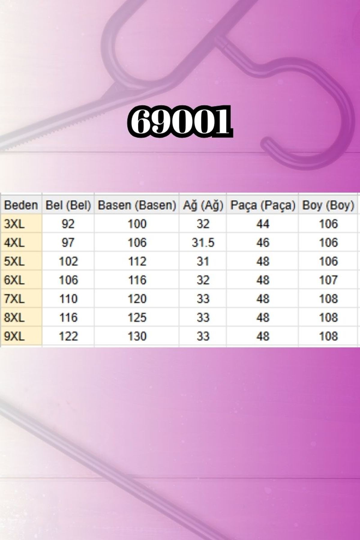 69001 Büyük Beden Beli Lastikli Cep Görünümlü Taşlı Kot Pantolon - Lacivert