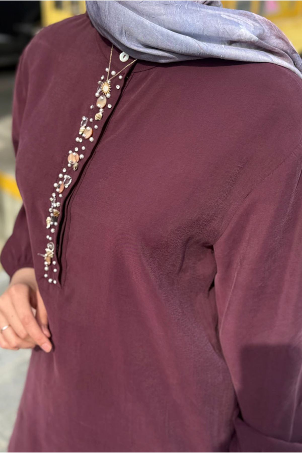 26Y7578 - BORDO - DENİZ KABUĞU TAKIM 