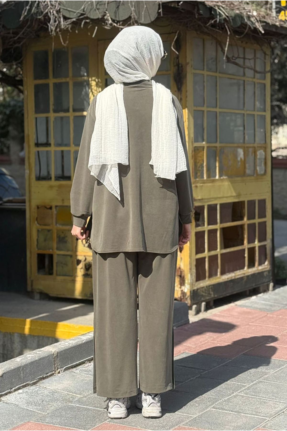 26Y6625 - HAKİ - ÇITÇITLI İPLİ TAKIM