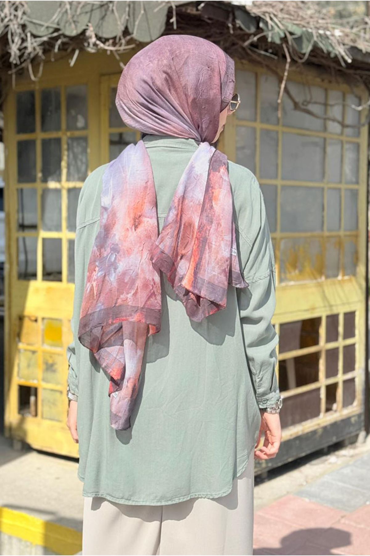 26Y7088 - ÇAĞLA - BASİC TENCEL GÖMLEK