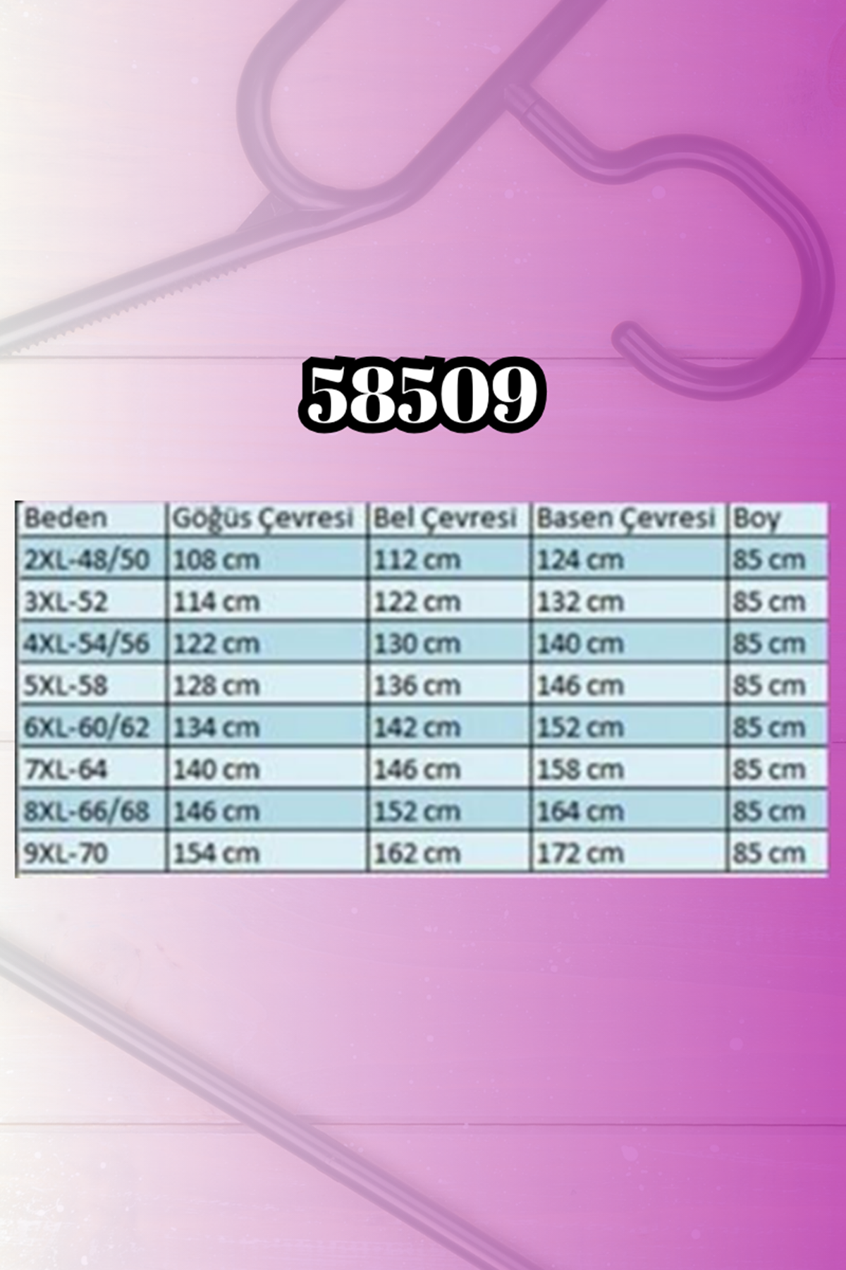 58509 Büyük Beden Uzun Modal İçlik - Lacivert