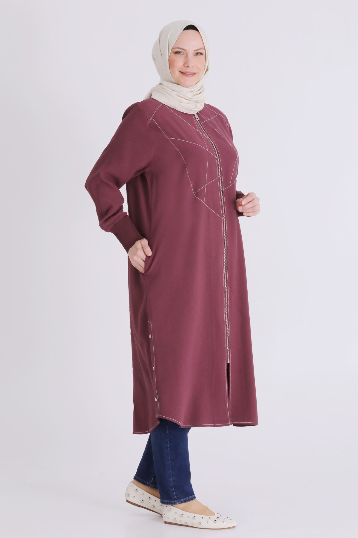 26YV2553 - DUT - Büyük Beden Tesettür Kap