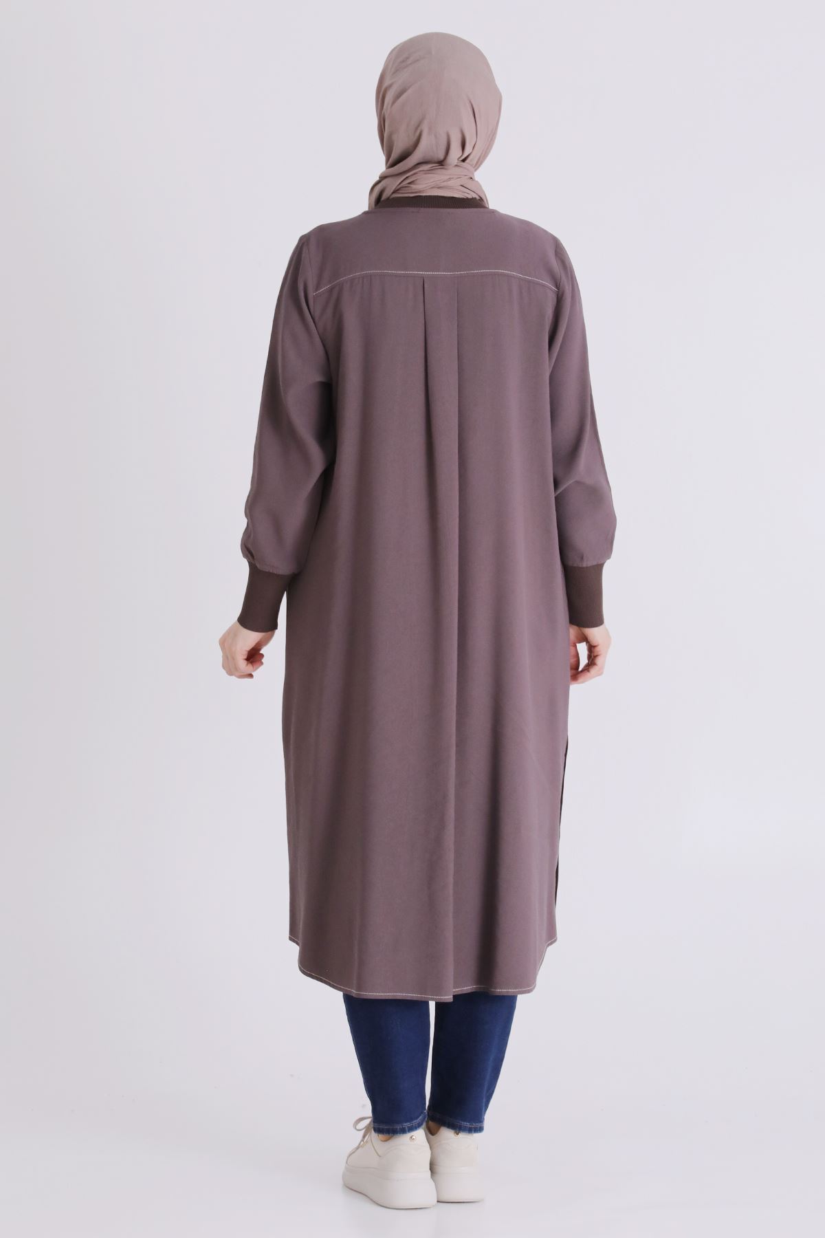 26YV2553 - KAKAO - Büyük Beden Tesettür Kap