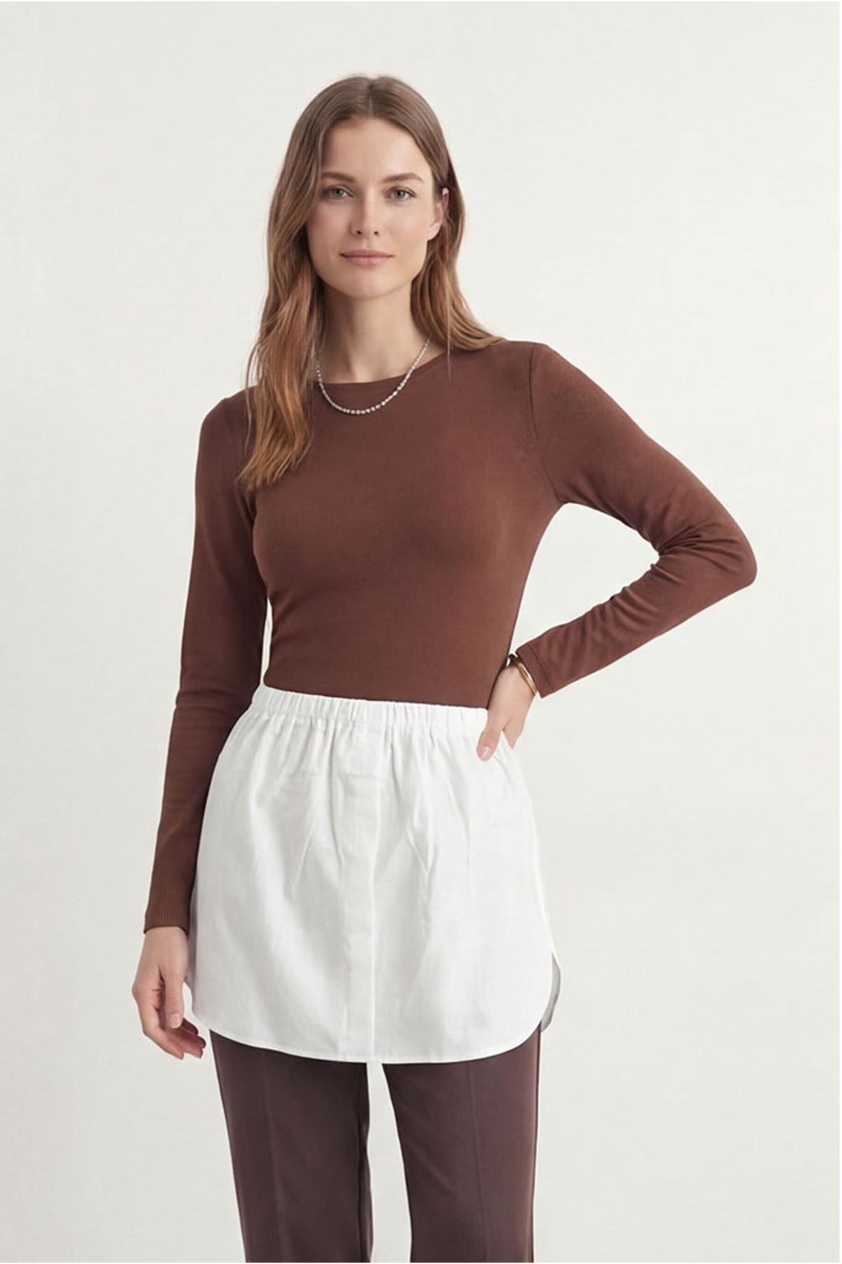 26Y7609 - BEYAZ - COTTON ETEK İÇLİK