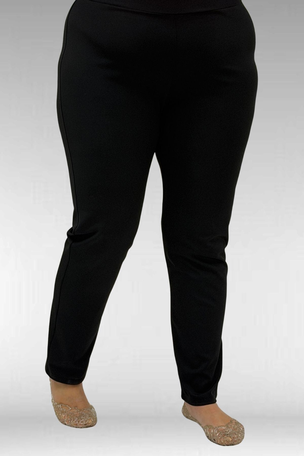 1727 Büyük Beden Uzunkol Tesettür Mayo Takım - Aqua Mavi-Siyah