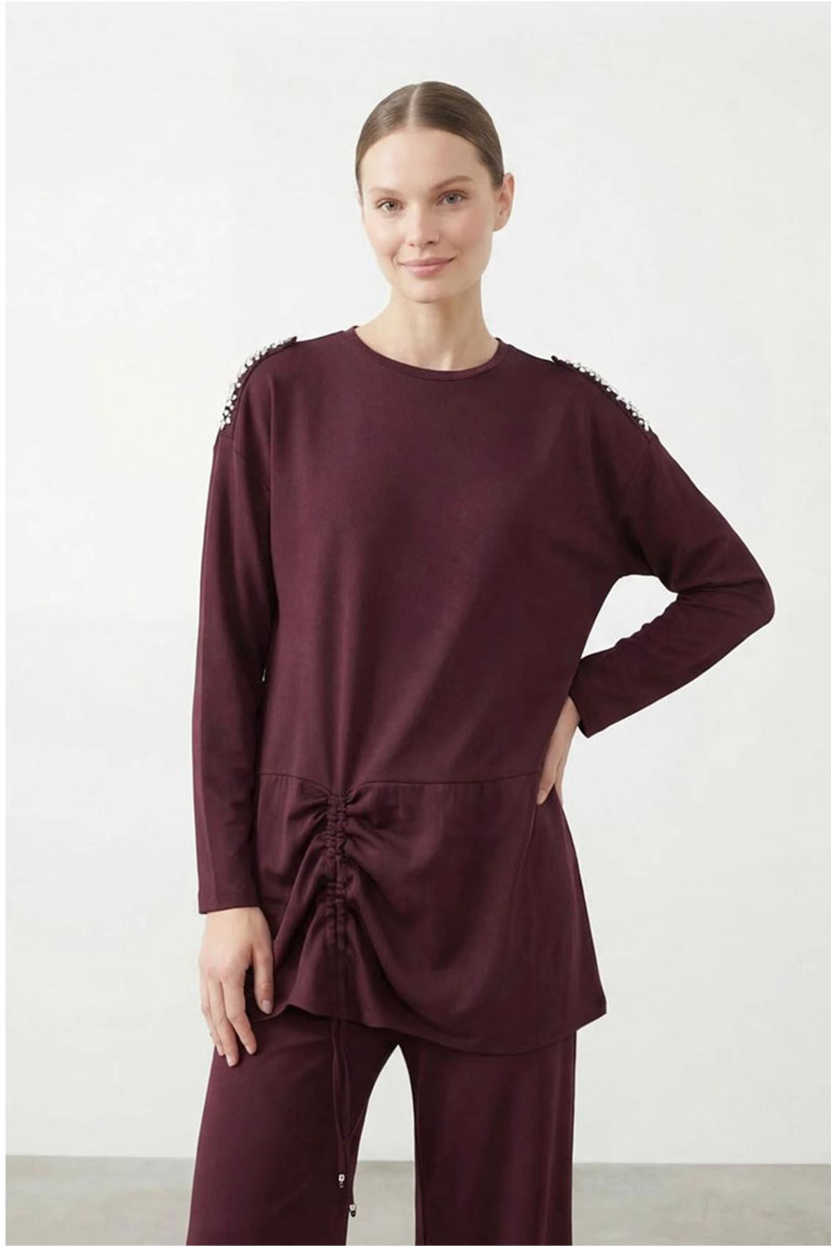 26Y6695 - BORDO - OMUZU TAŞLI TAKIM