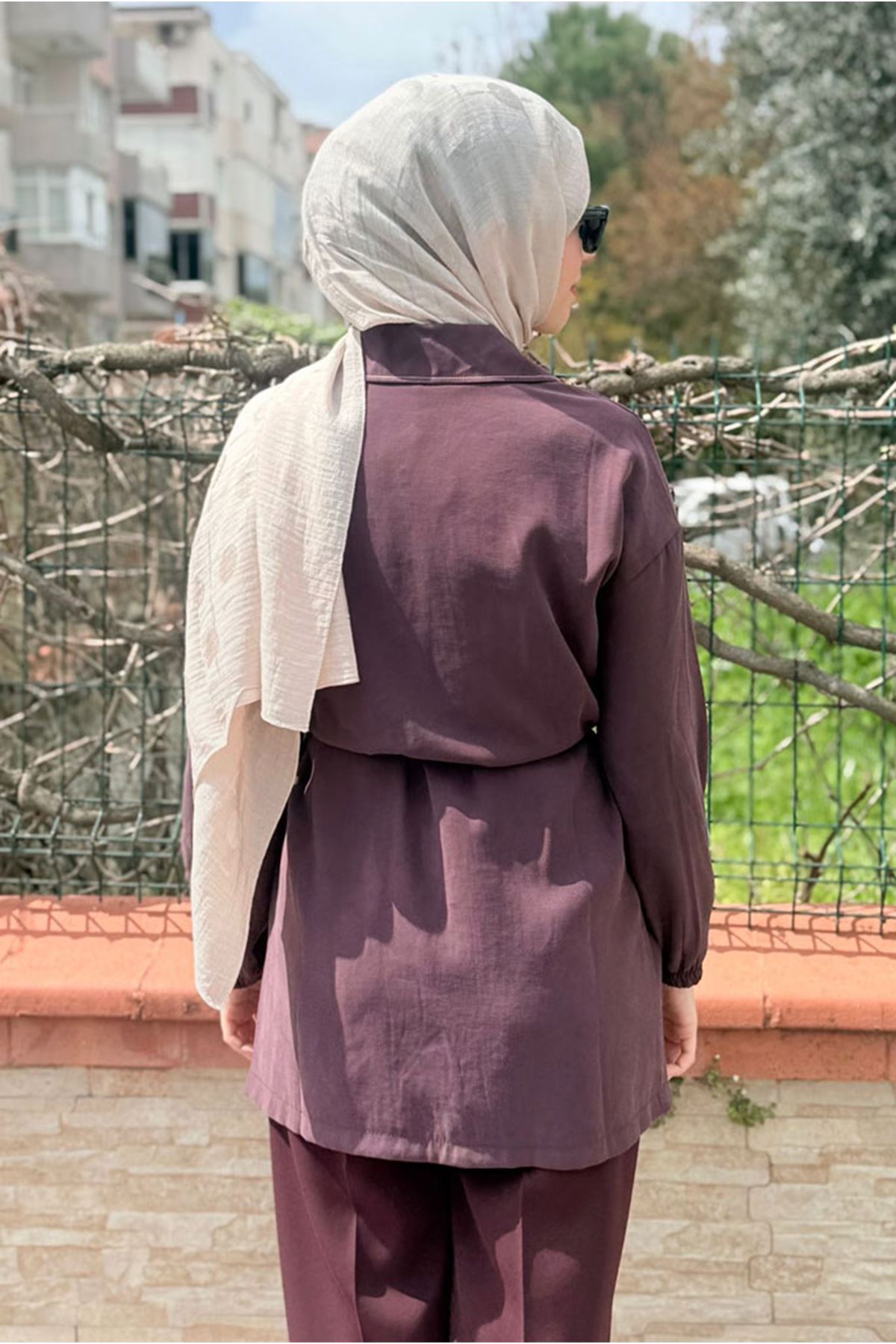 26Y7238 - BORDO - ÇITÇITLI YAZ TRENCH