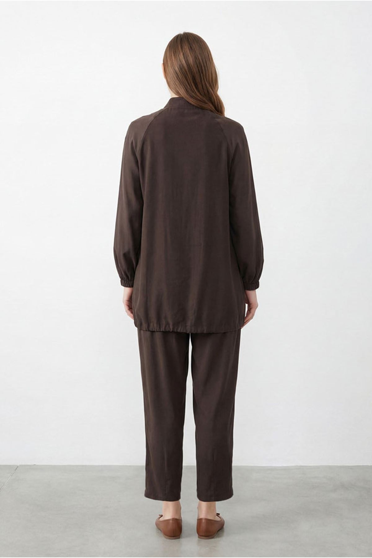 26Y6604 - KAHVE - YILDIZ CEKETLİ TAKIM