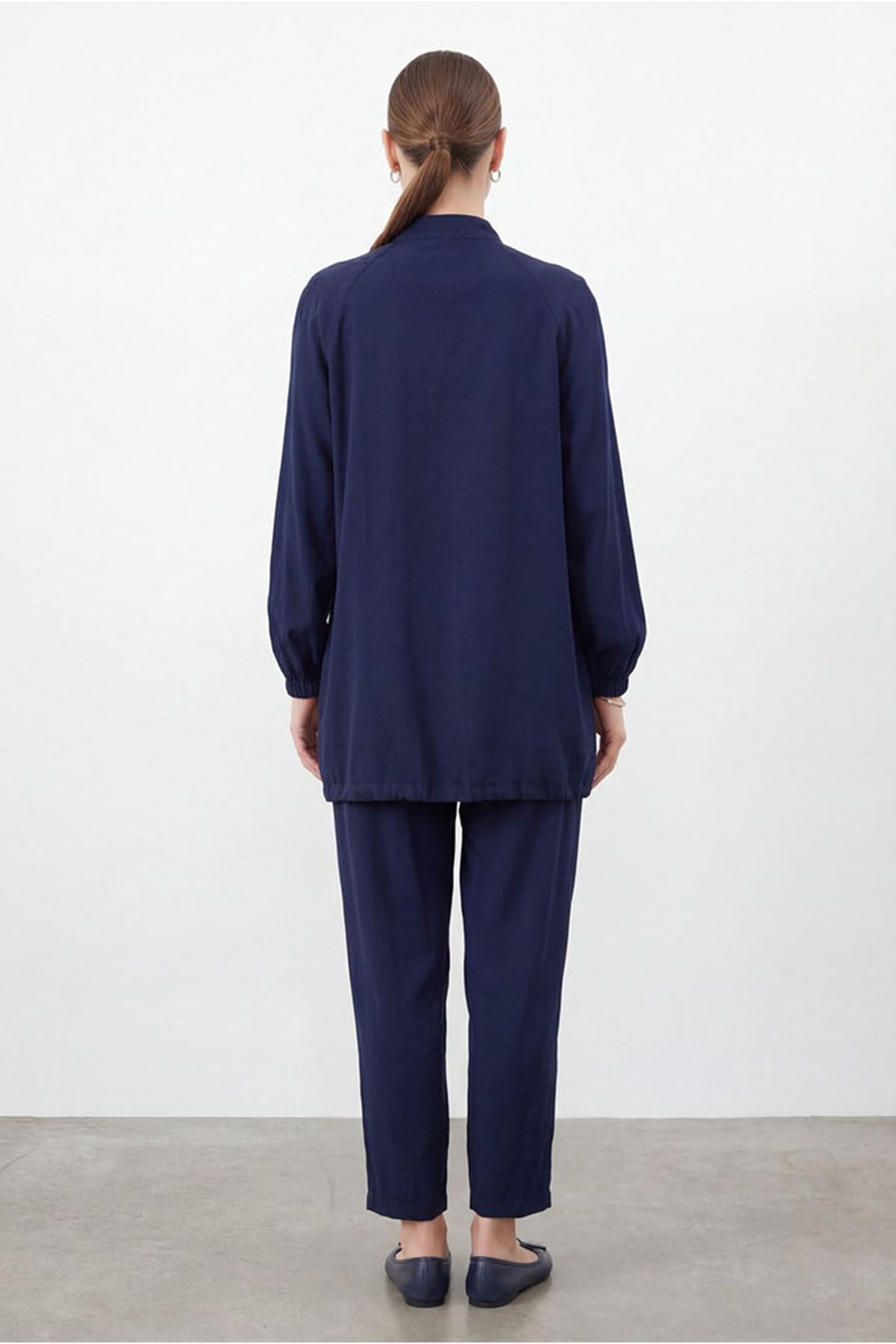 26Y6604 - LACİVERT - YILDIZ CEKETLİ TAKIM