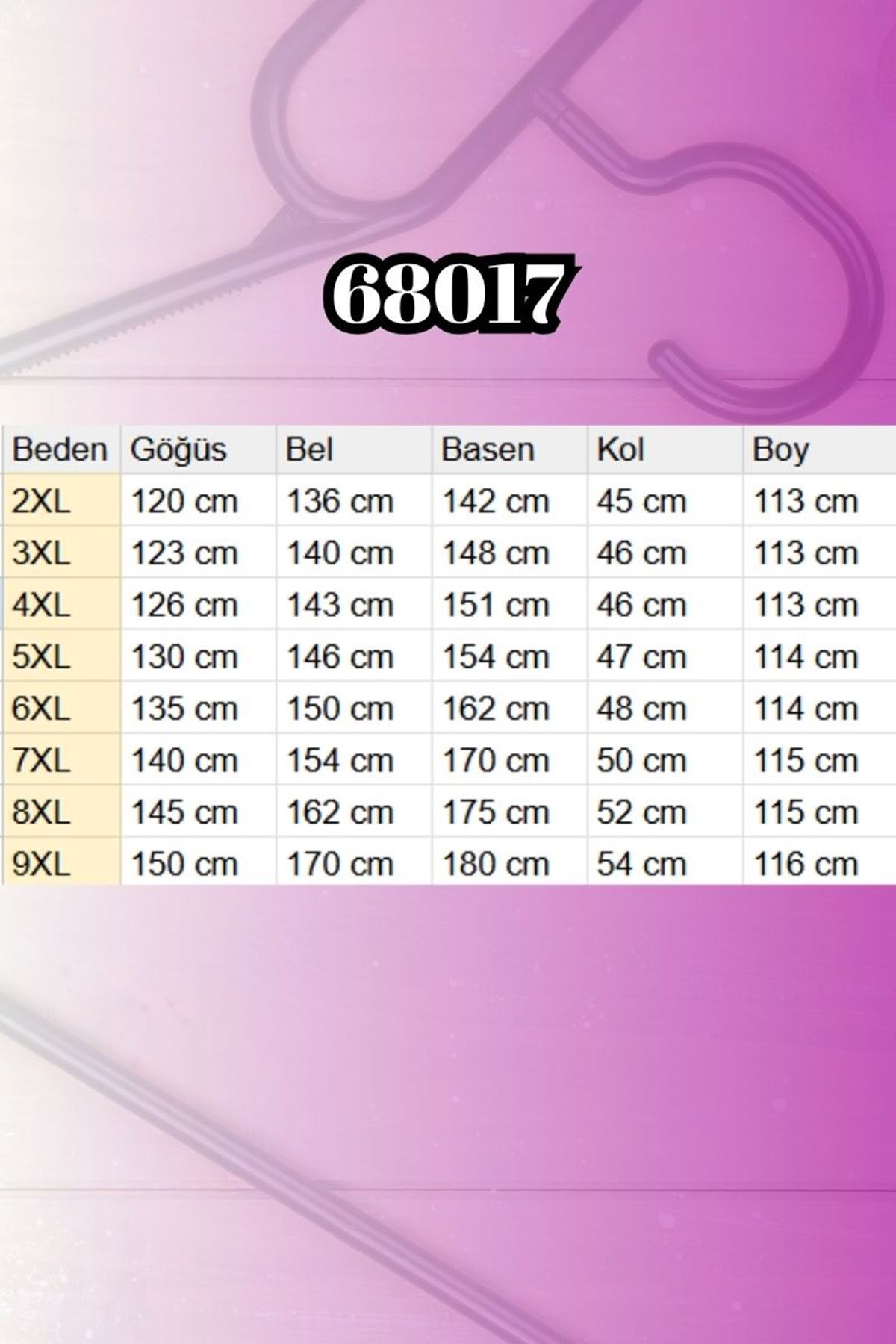 68017 Büyük Beden Hakim Yakalı Kolları Lastikli Tunik - Siyah