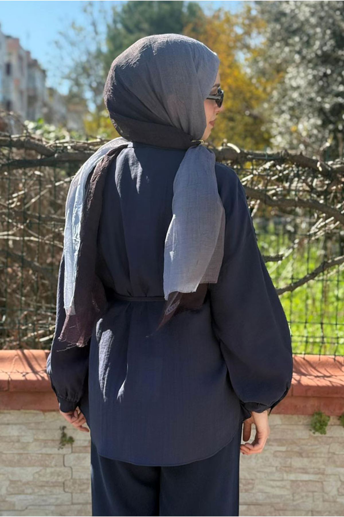 26Y6575 - LACİVERT -  LYOCEL GÖMLEK