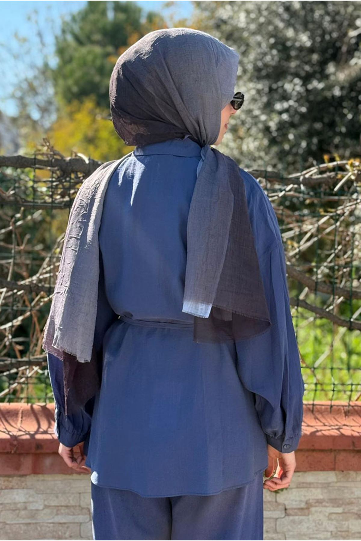 26Y6575 - MAVİ -  LYOCEL GÖMLEK