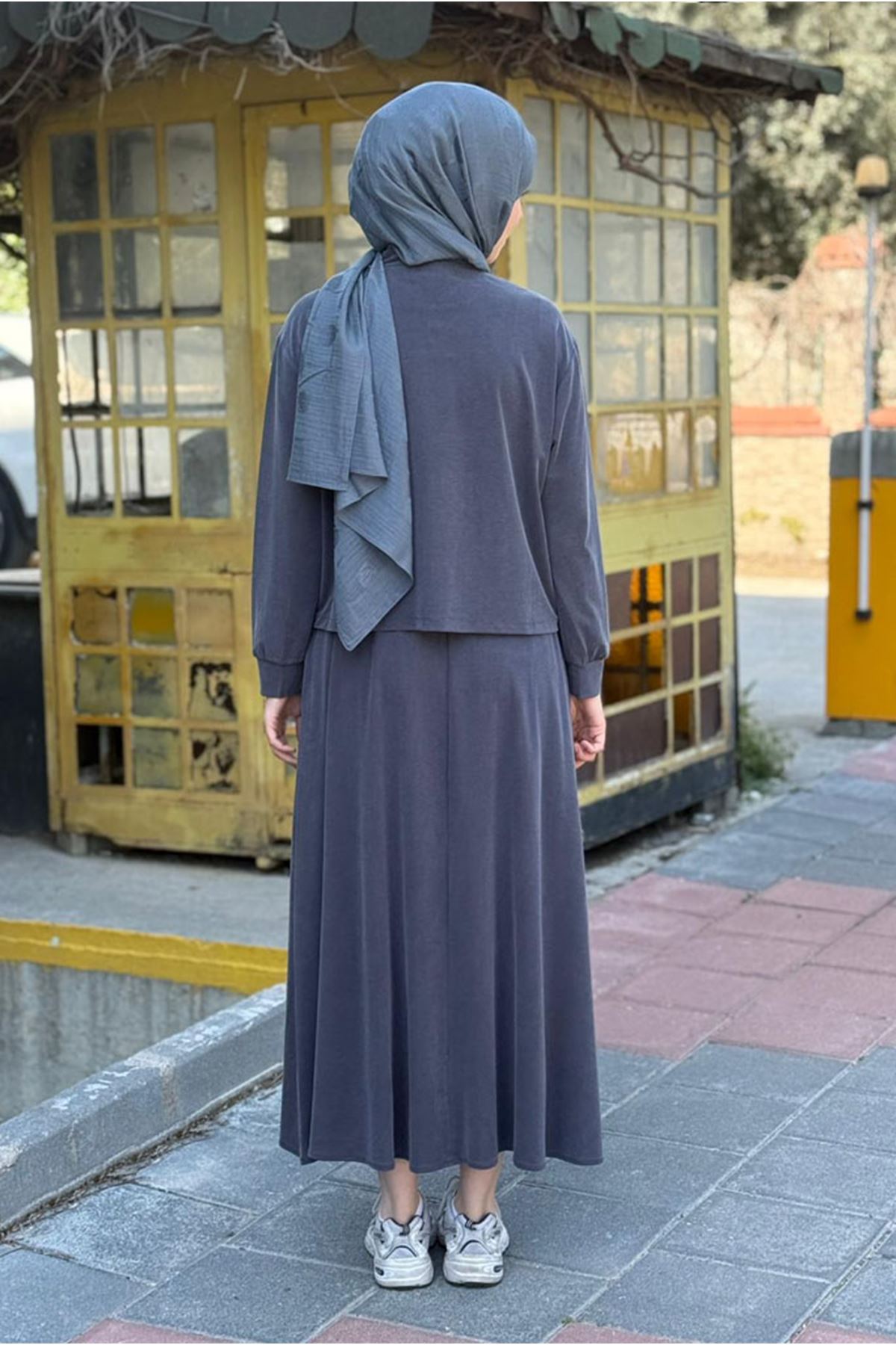 26Y6622 - LACİVERT - CEPLİ ETEKLİ TAKIM