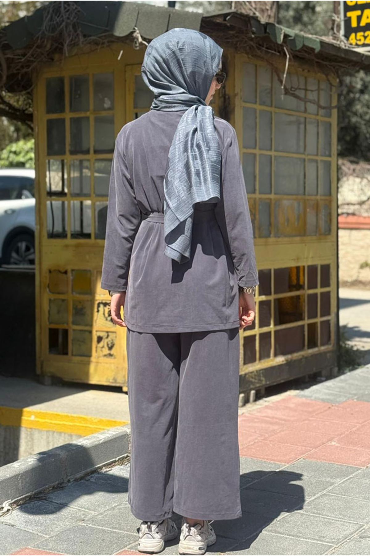 26Y6618 - LACİVERT - ÇITÇITLI İKİLİ TAKIM 