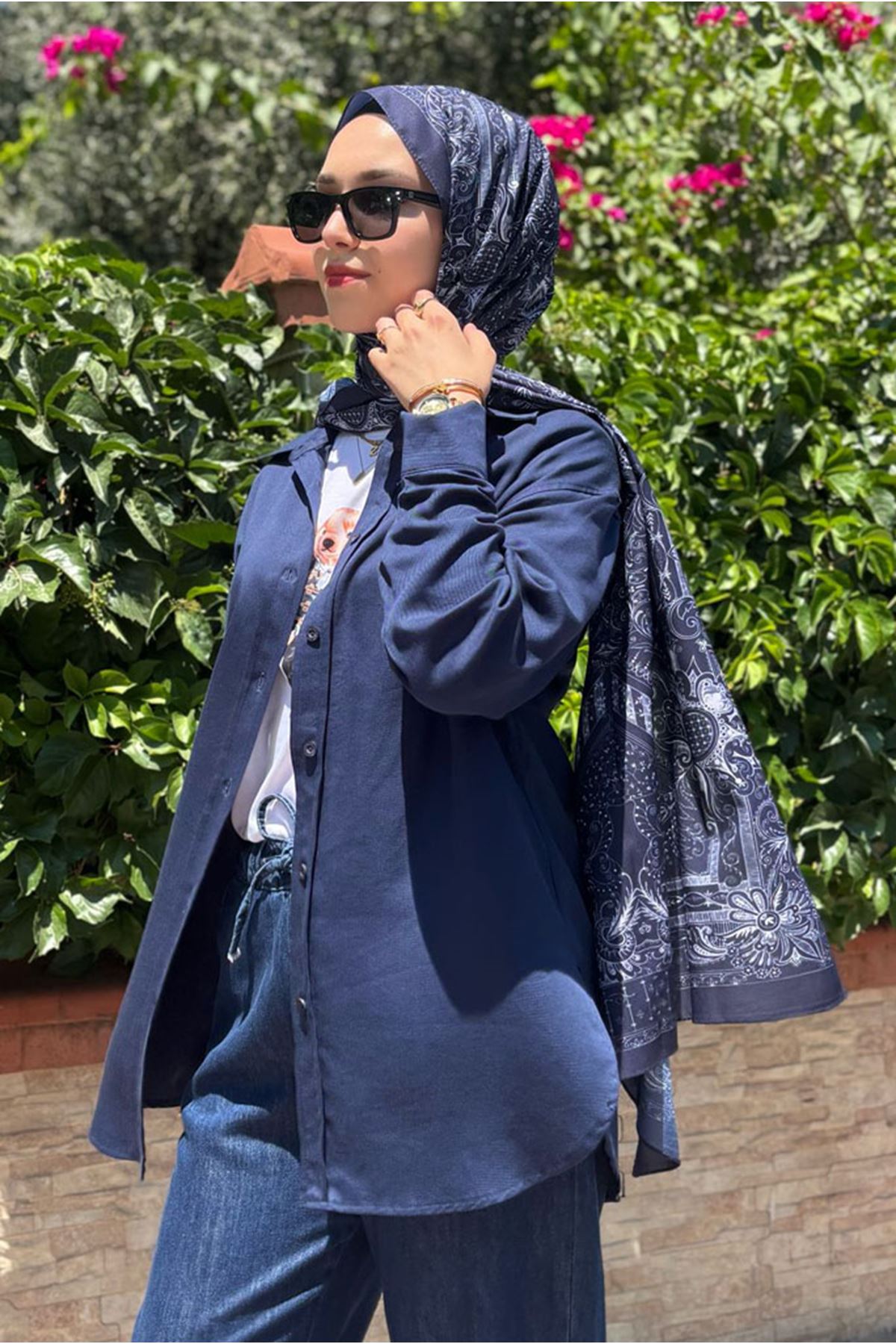 26Y7016 - LACİVERT - BASİC GÖMLEK