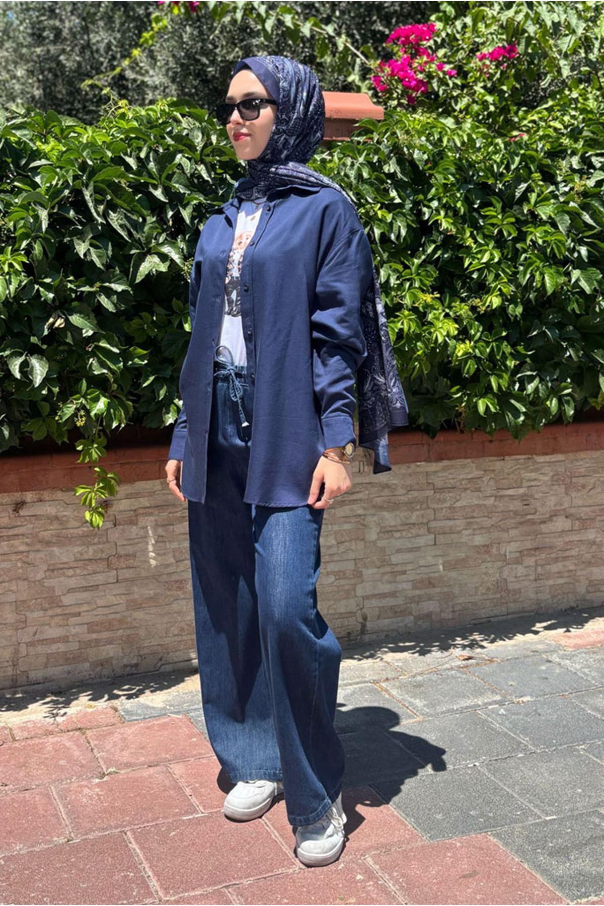 26Y7016 - LACİVERT - BASİC GÖMLEK