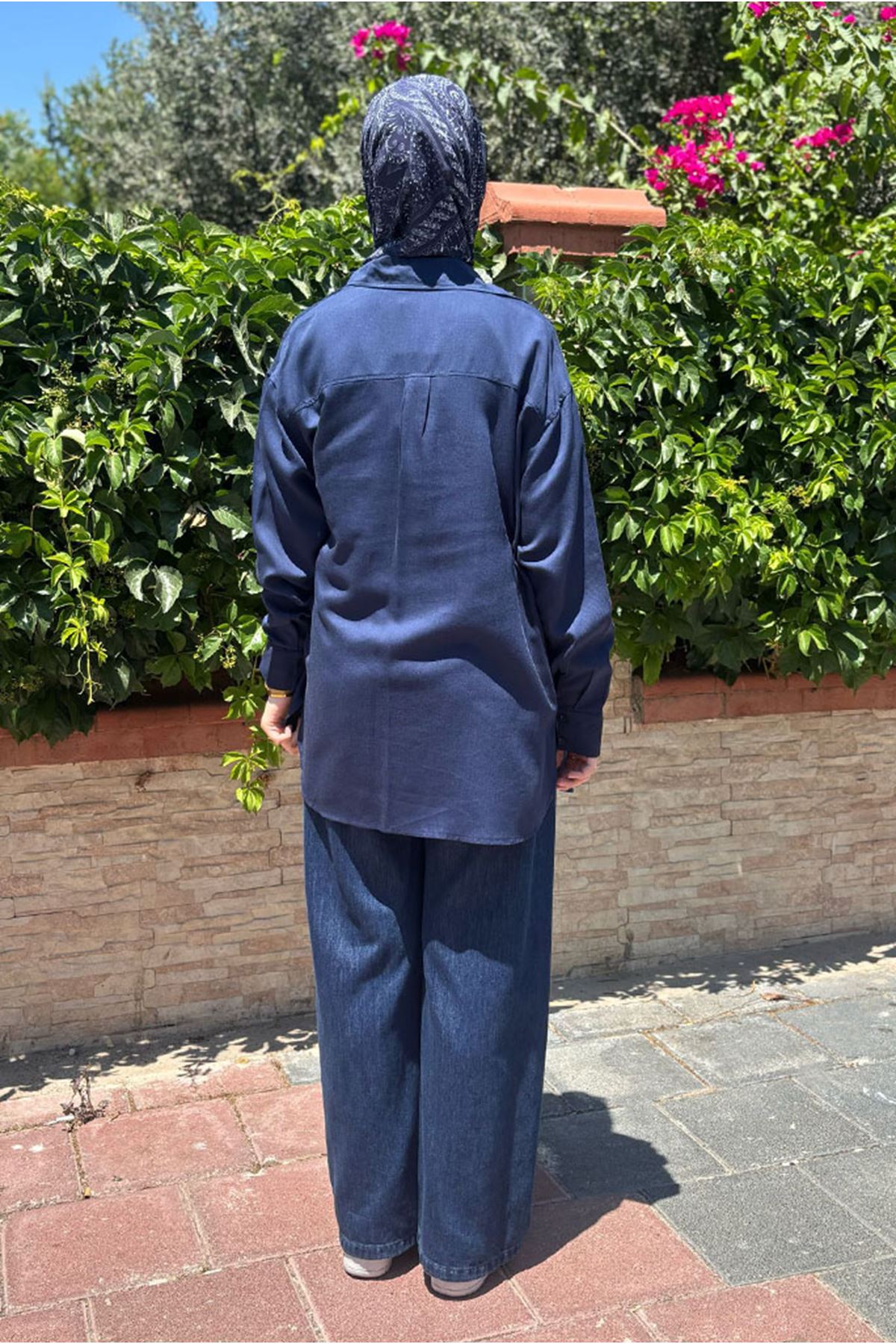 26Y7016 - LACİVERT - BASİC GÖMLEK