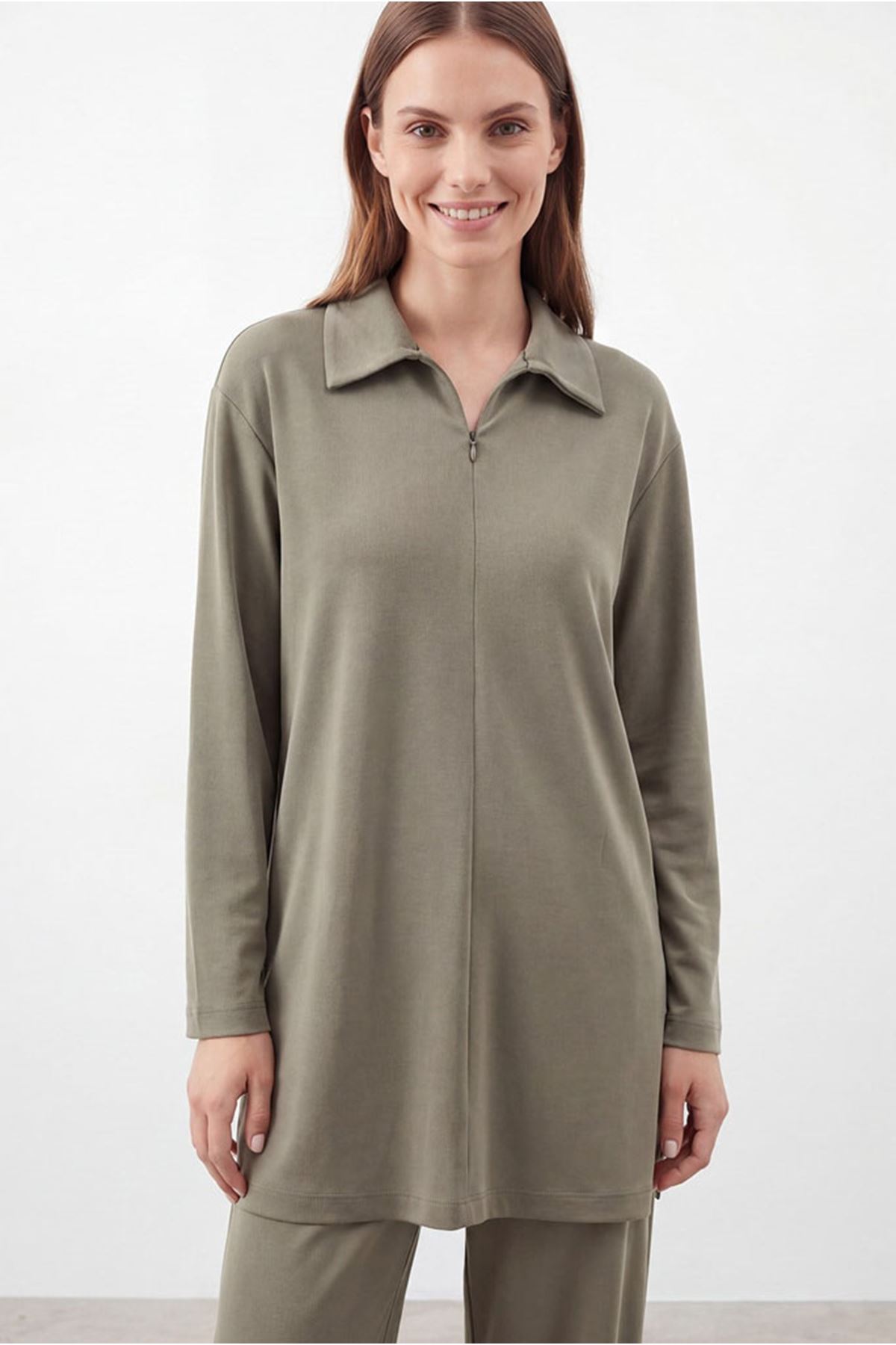 26Y6626 - HAKİ - YARIM FERMUARLI TAKIM