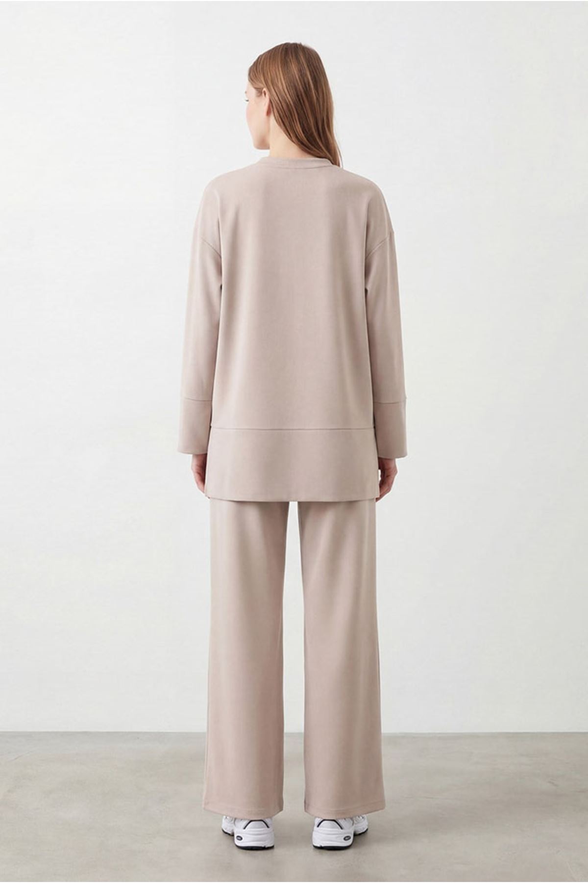 26Y6628 -  VİZON - YIRTMAÇ TUNİK TAKIM