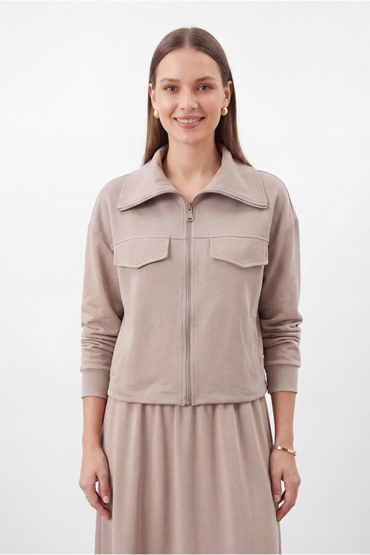 26Y6634 - VİZON - FERMUARLI ETEKLİ TAKIM 