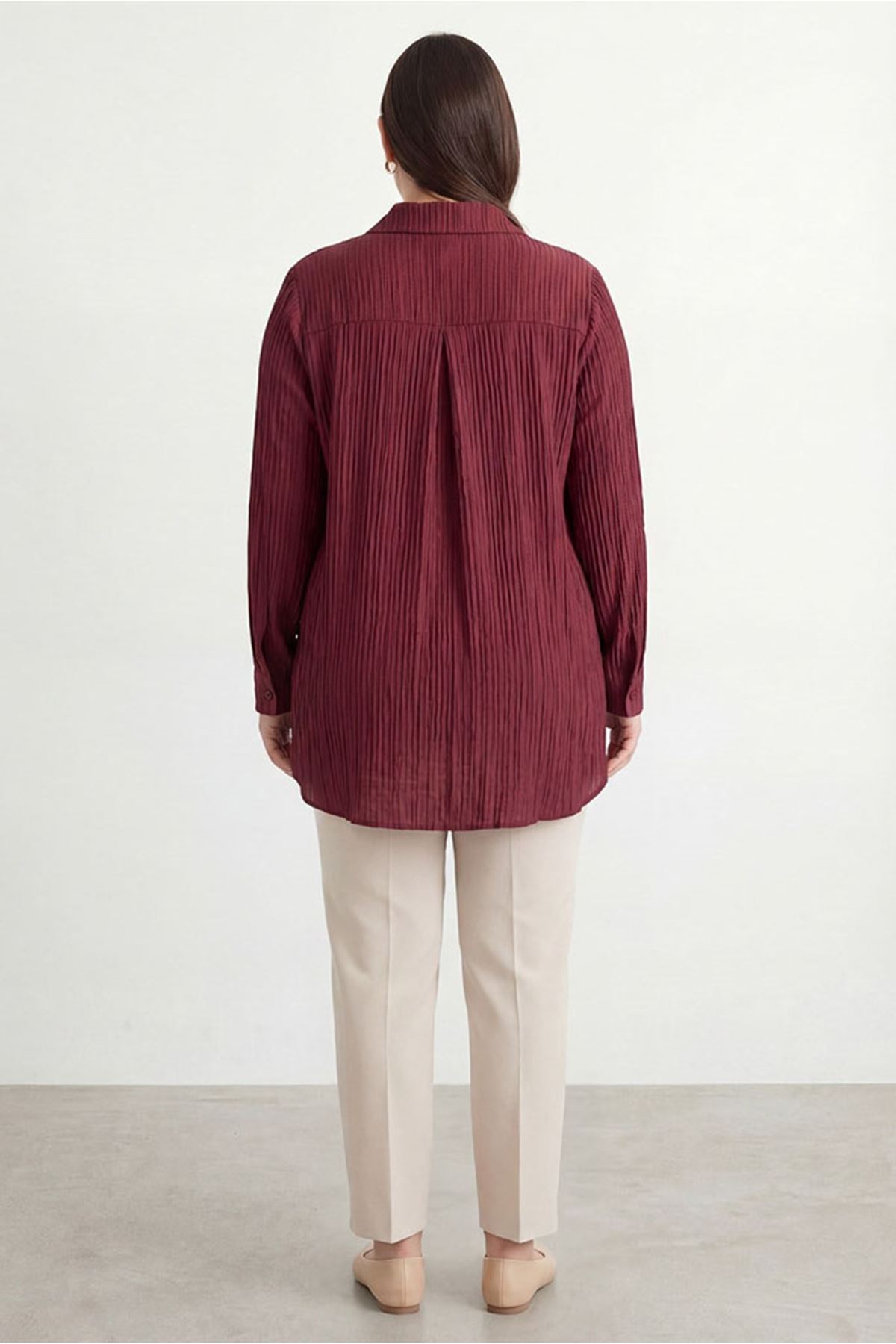 26Y6580 - BORDO - YILDIZ GÖMLEK