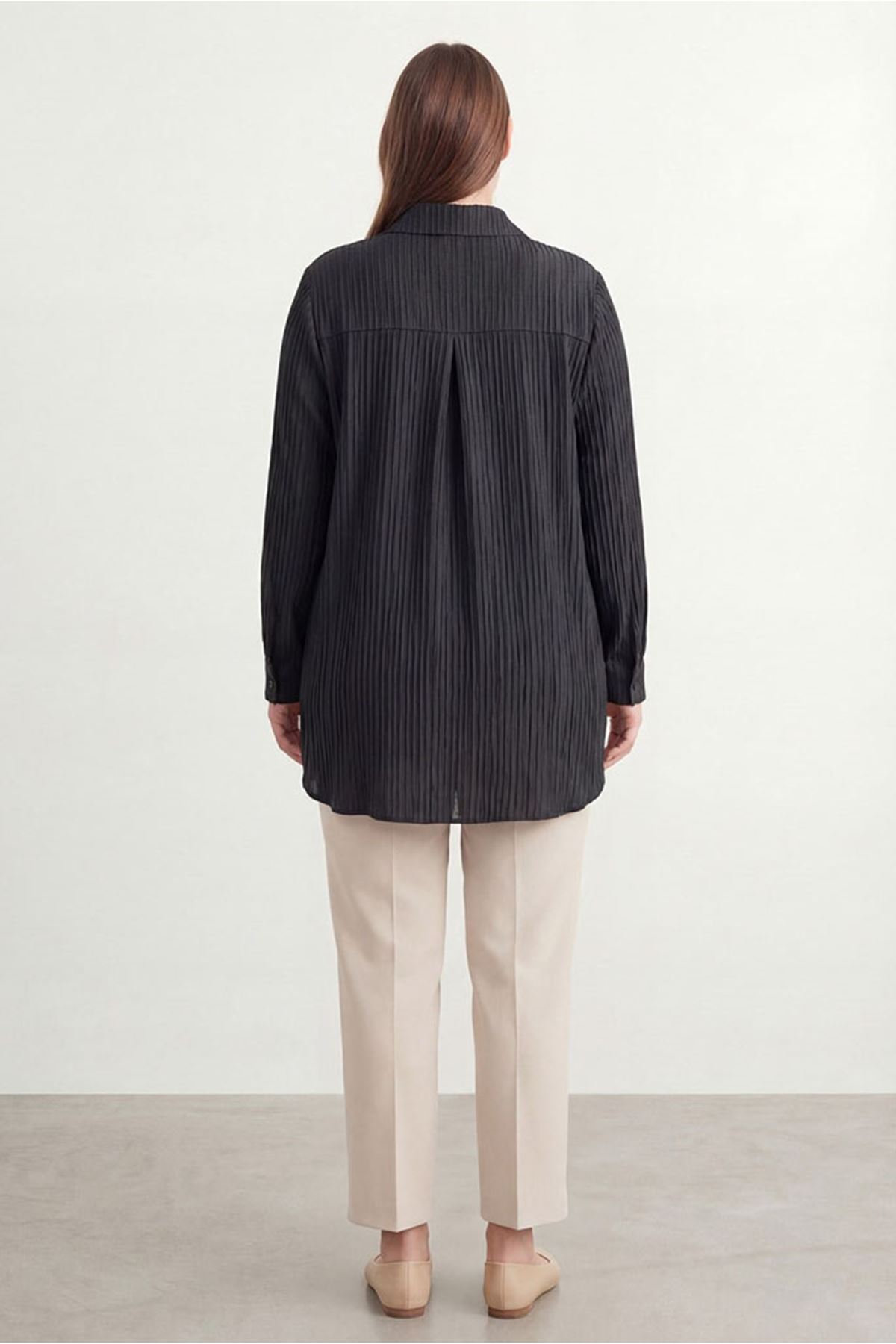 26Y6580 - SİYAH - YILDIZ GÖMLEK 