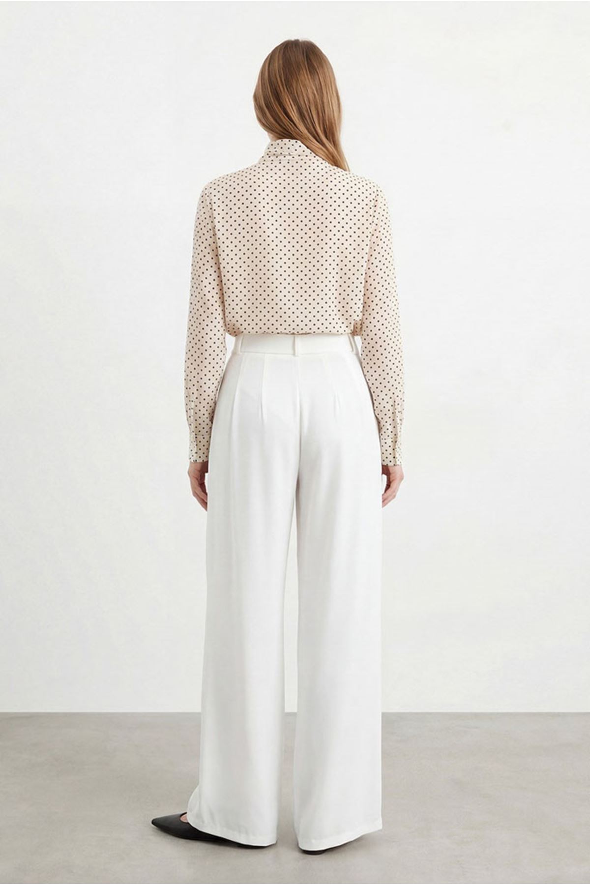 26Y7324 - EKRU - PELERİN PANTOLON