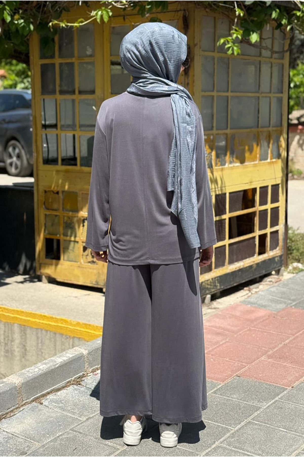 26Y6636 - ANTRASİT - BASİC BAMBU TAKIM