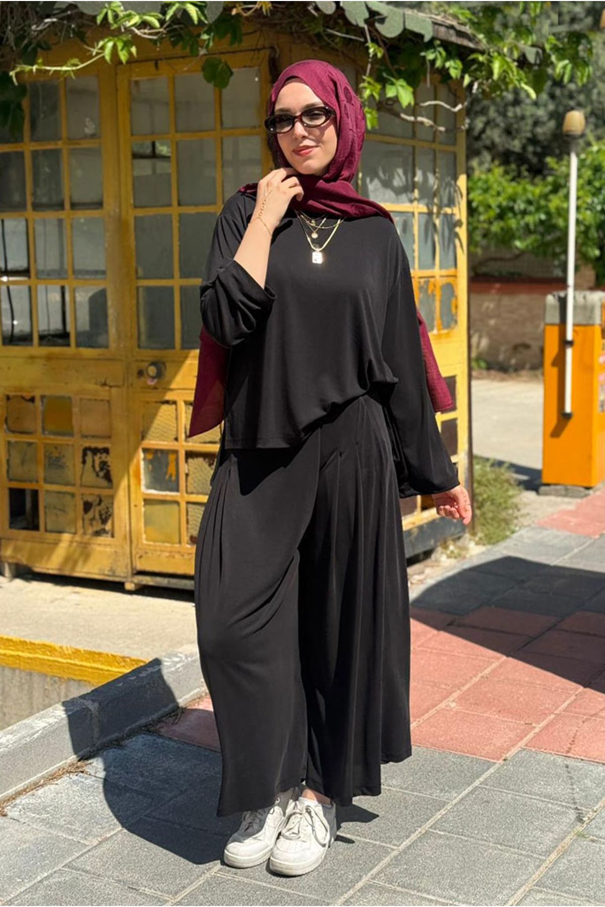 26Y6636 - SİYAH - BASİC BAMBU TAKIM 