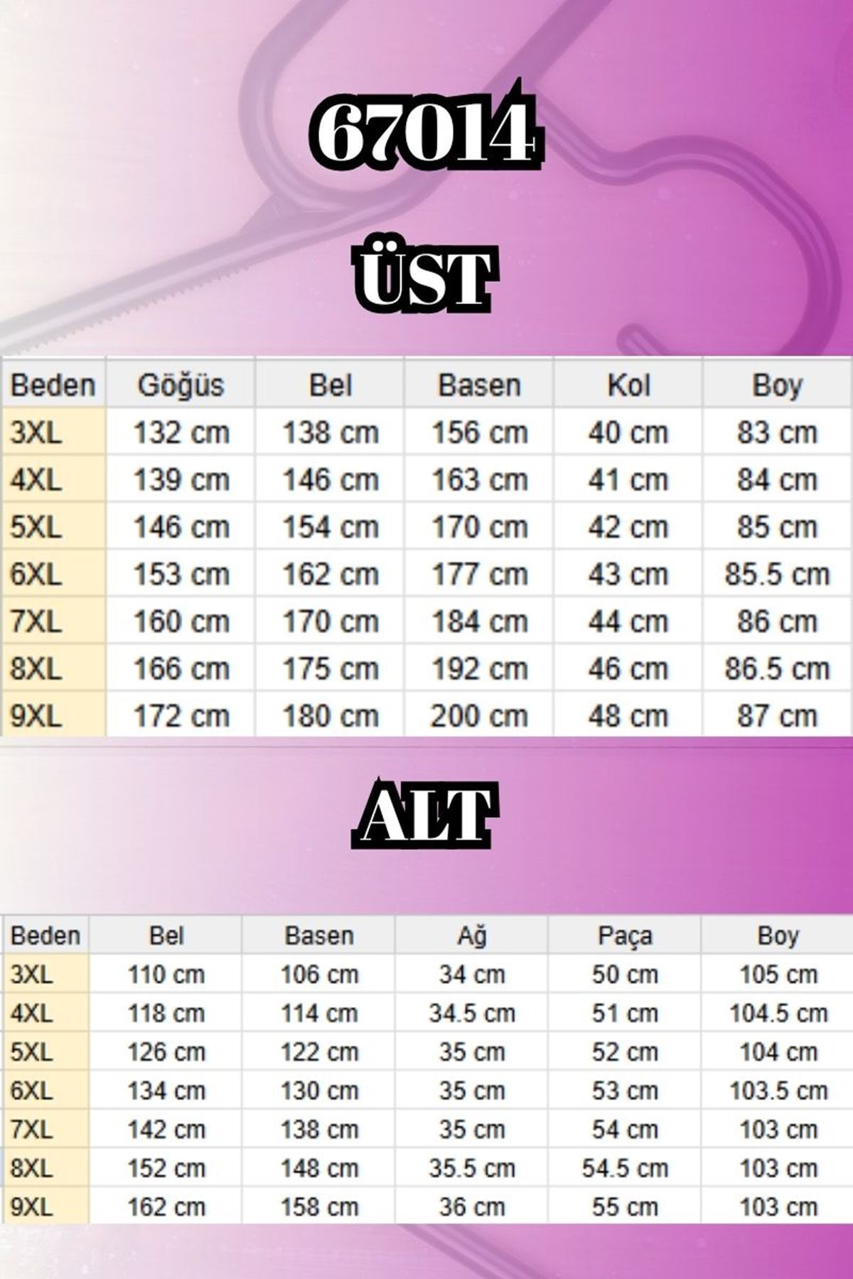 67014 Büyük Beden Parçalı Yakalı Fermuarlı Pantolonlu Penye Takım - Siyah