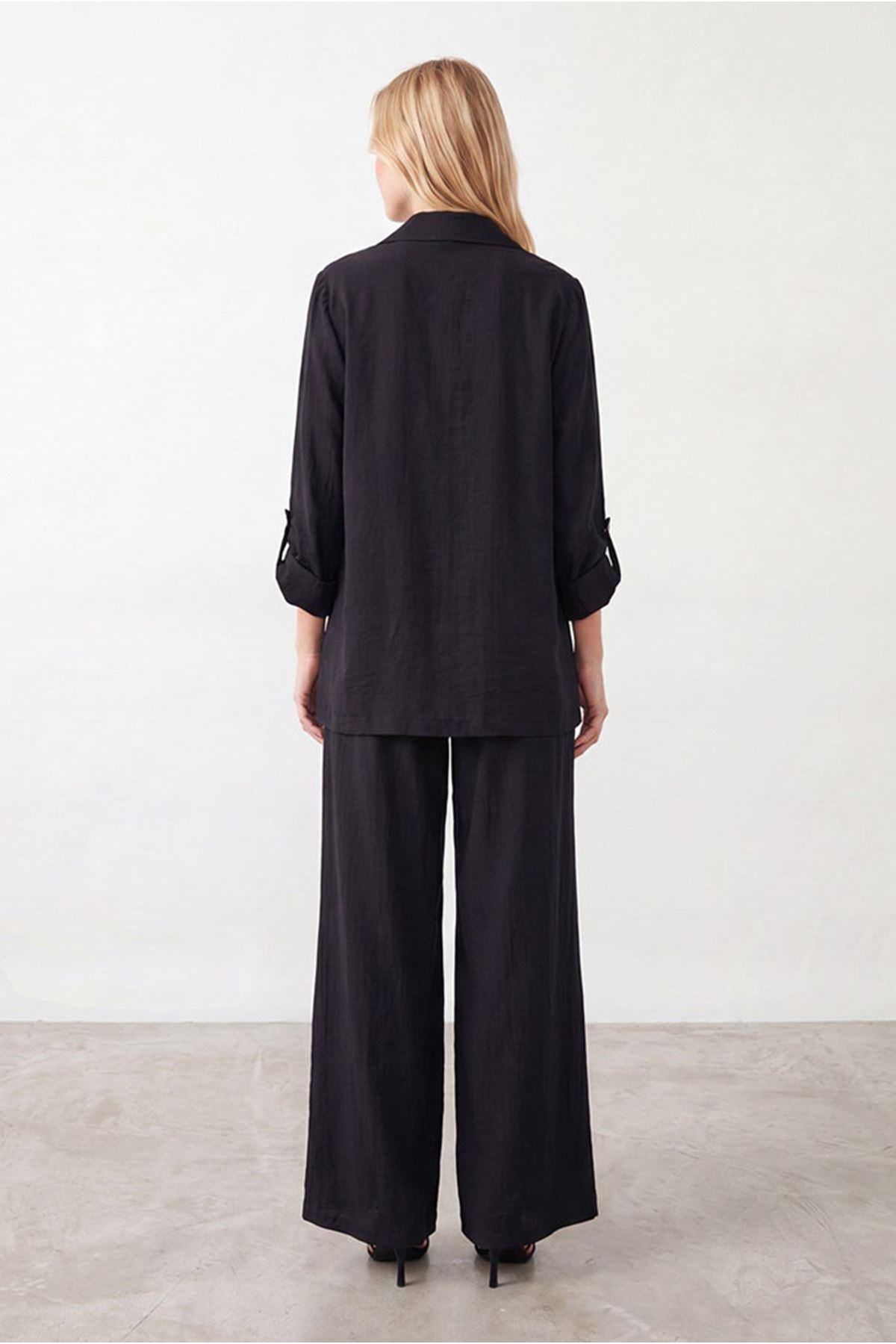 26Y6682 - SİYAH - BLAZER CEKETLİ TAKIM