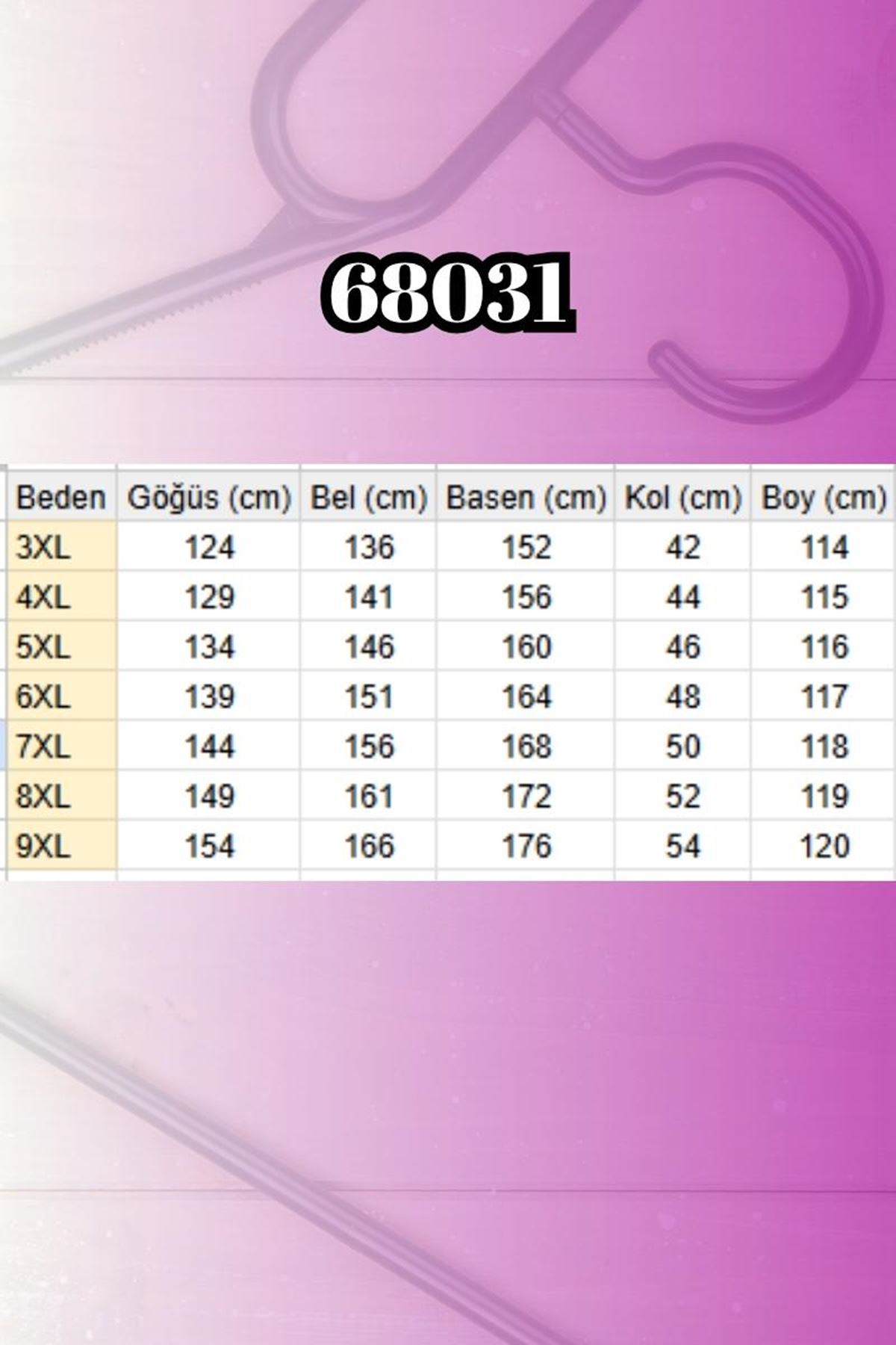 68031 Büyük Beden Şerit Detaylı Keten Gömlek - Haki