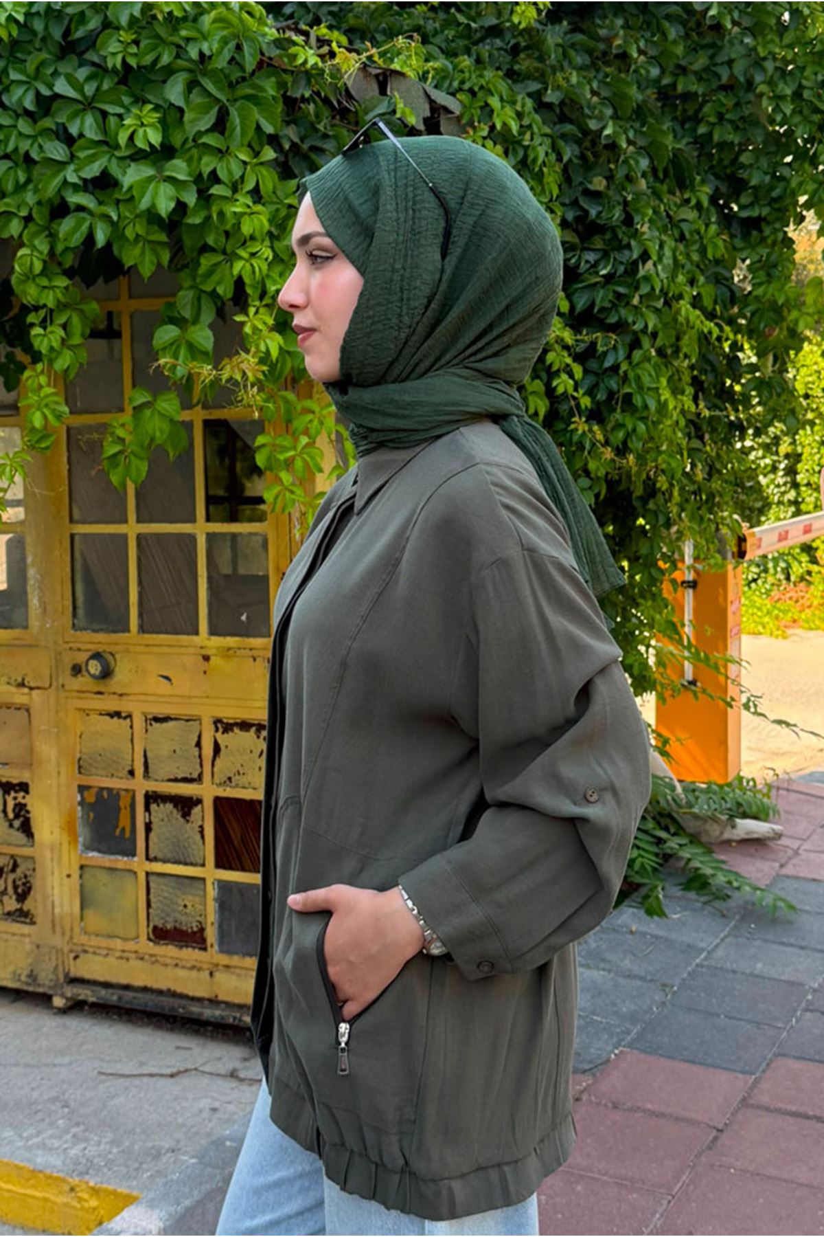 26Y7256 - HAKİ - MODAL CEKET
