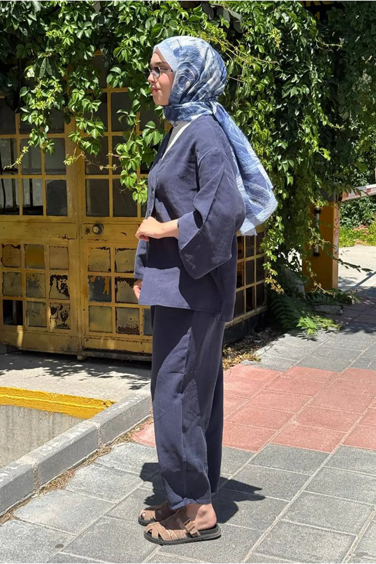 26Y6684 - LACİVERT - TEK DÜĞME CEKETLİ MODAL TAKIM