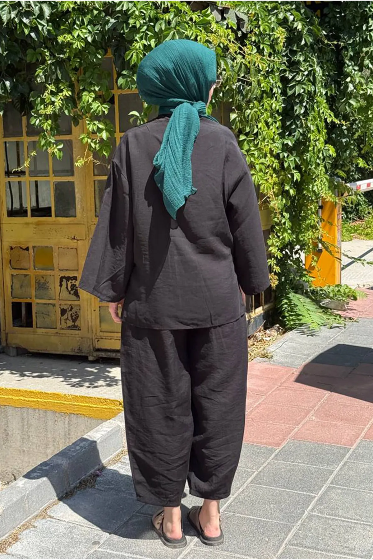 26Y6684 - SİYAH - TEK DÜĞME CEKETLİ MODAL TAKIM